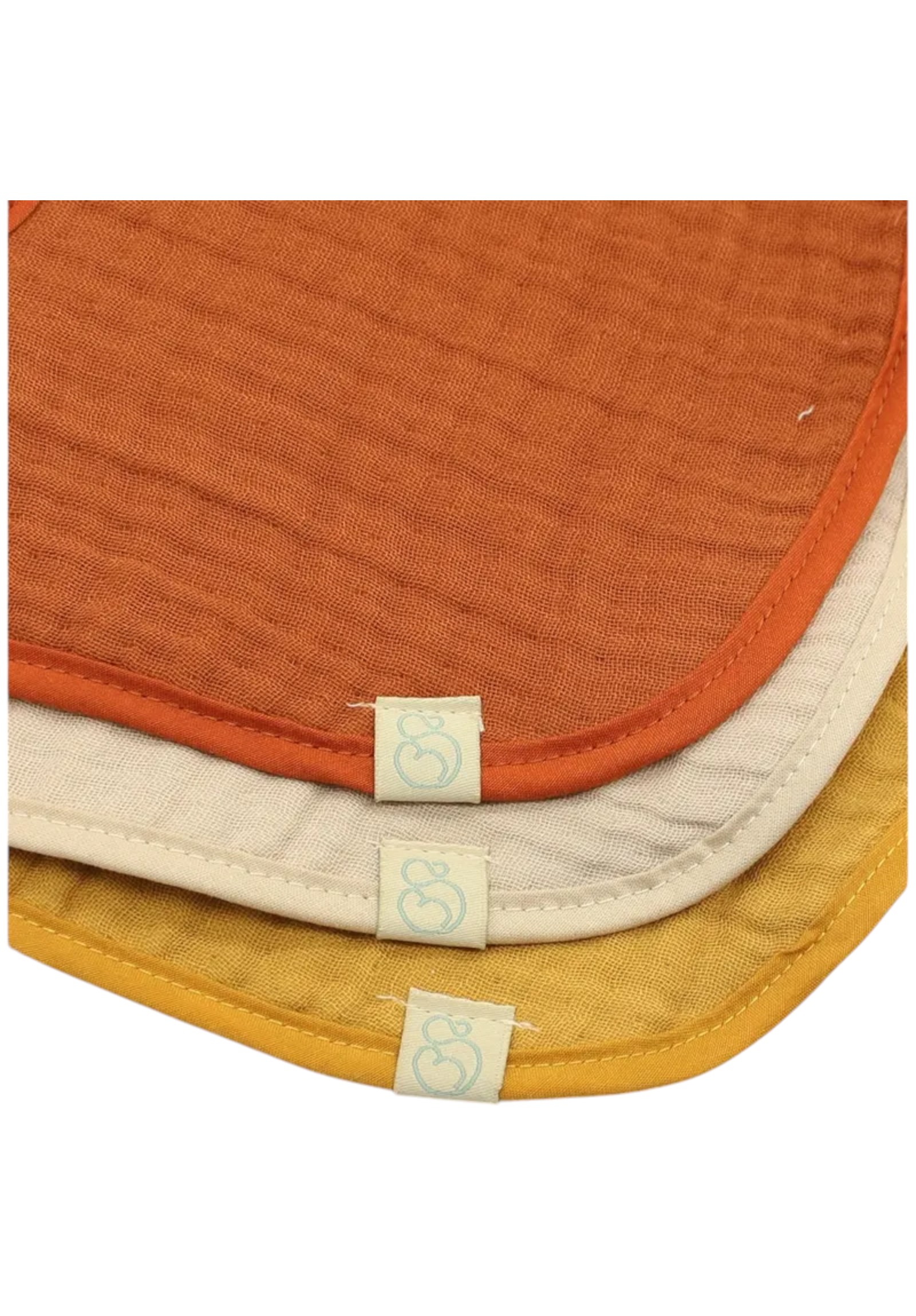 Σαλιάρες βρεφικές από οργανικό βαμβάκι Fall Colours Biorganic BRG60101-Πολύχρωμο φωτογραφία