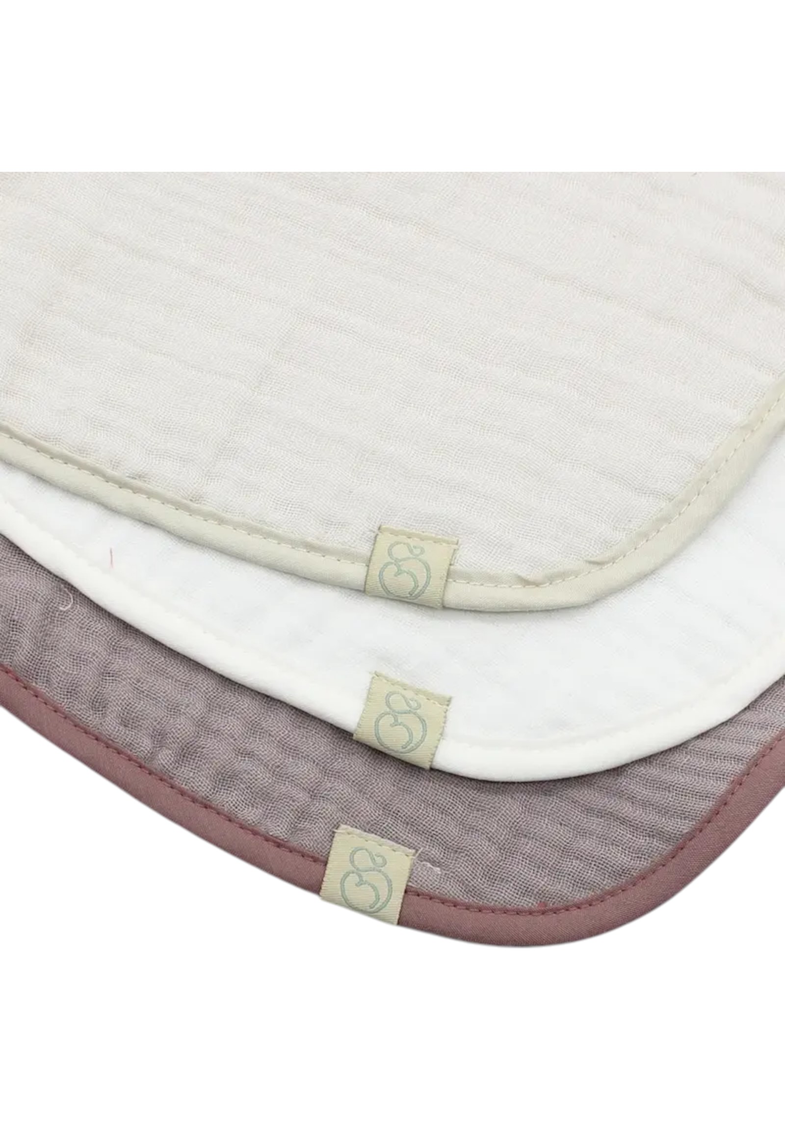 Σαλιάρες βρεφικές από οργανικό βαμβάκι Neutral Colours Biorganic BRG60101-1-Πολύχρωμο φωτογραφία