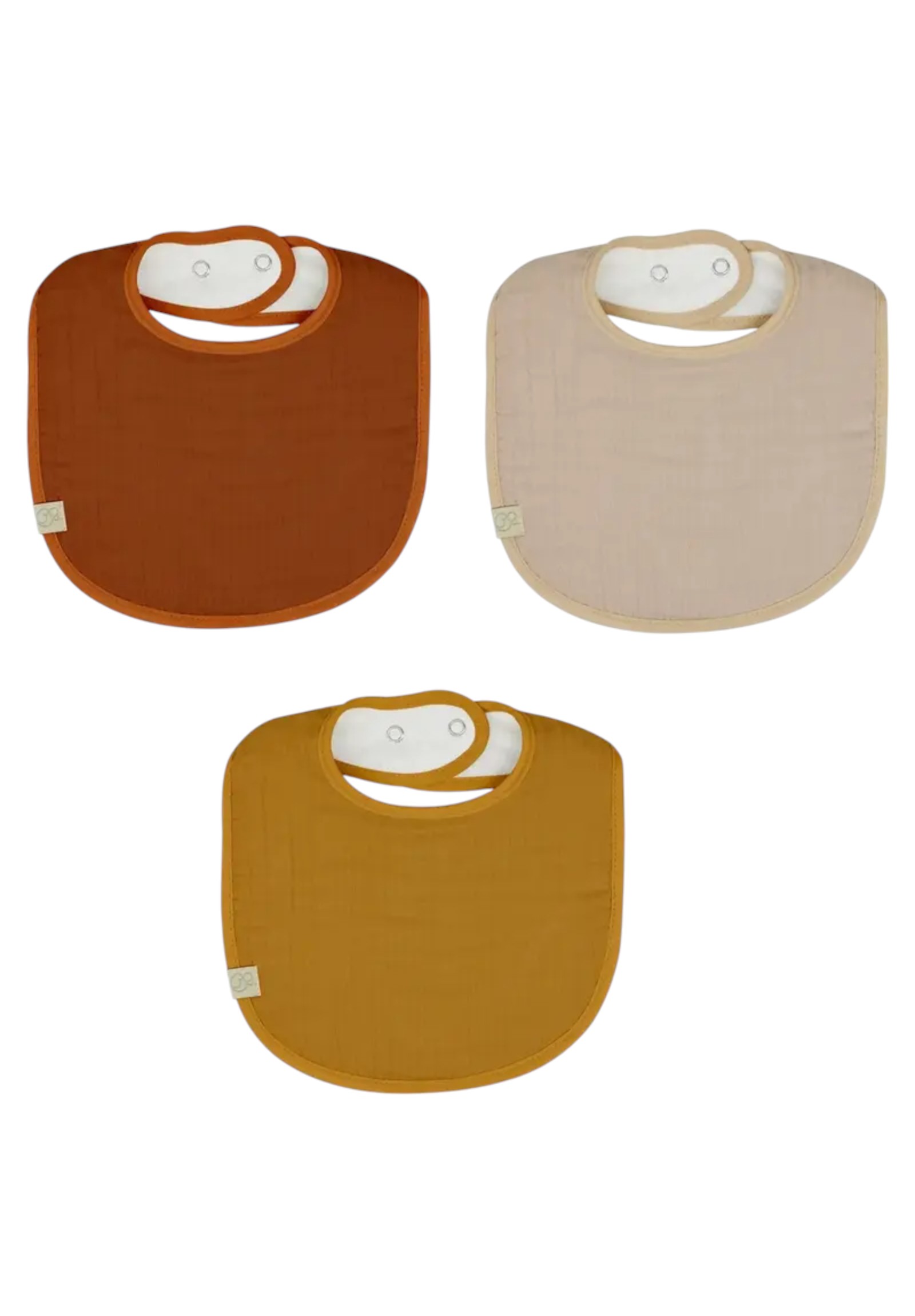 Σαλιάρες βρεφικές από οργανικό βαμβάκι Fall Colours Biorganic BRG60101-Πολύχρωμο φωτογραφία