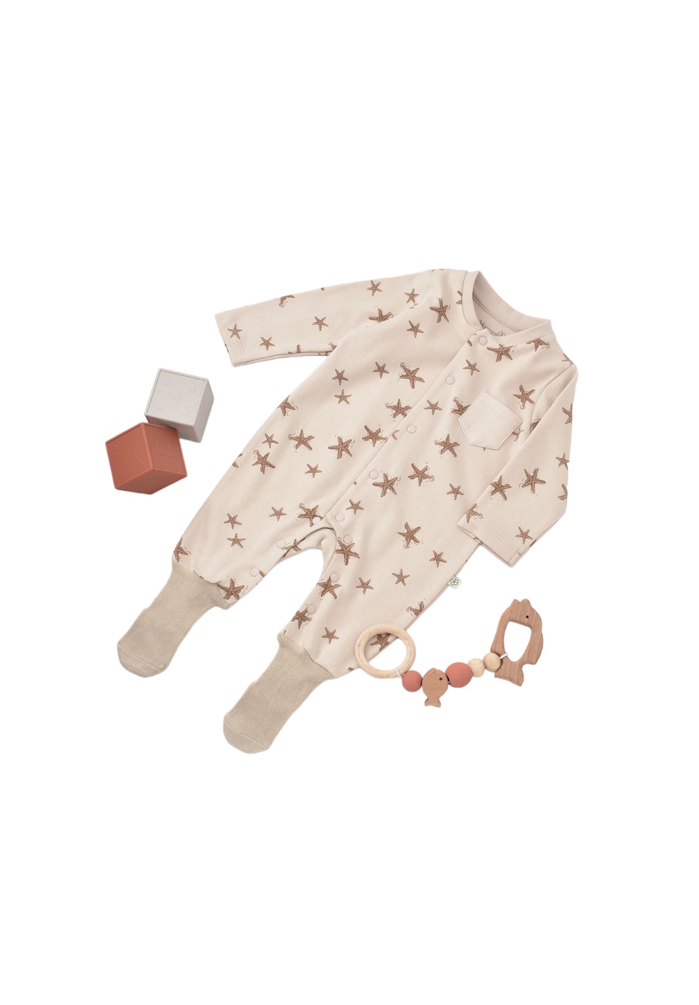 Biorganic Φορμακι βρεφικό από οργανικό βαμβάκι Biorganic Magic Starfish BRG60665-Άμμος