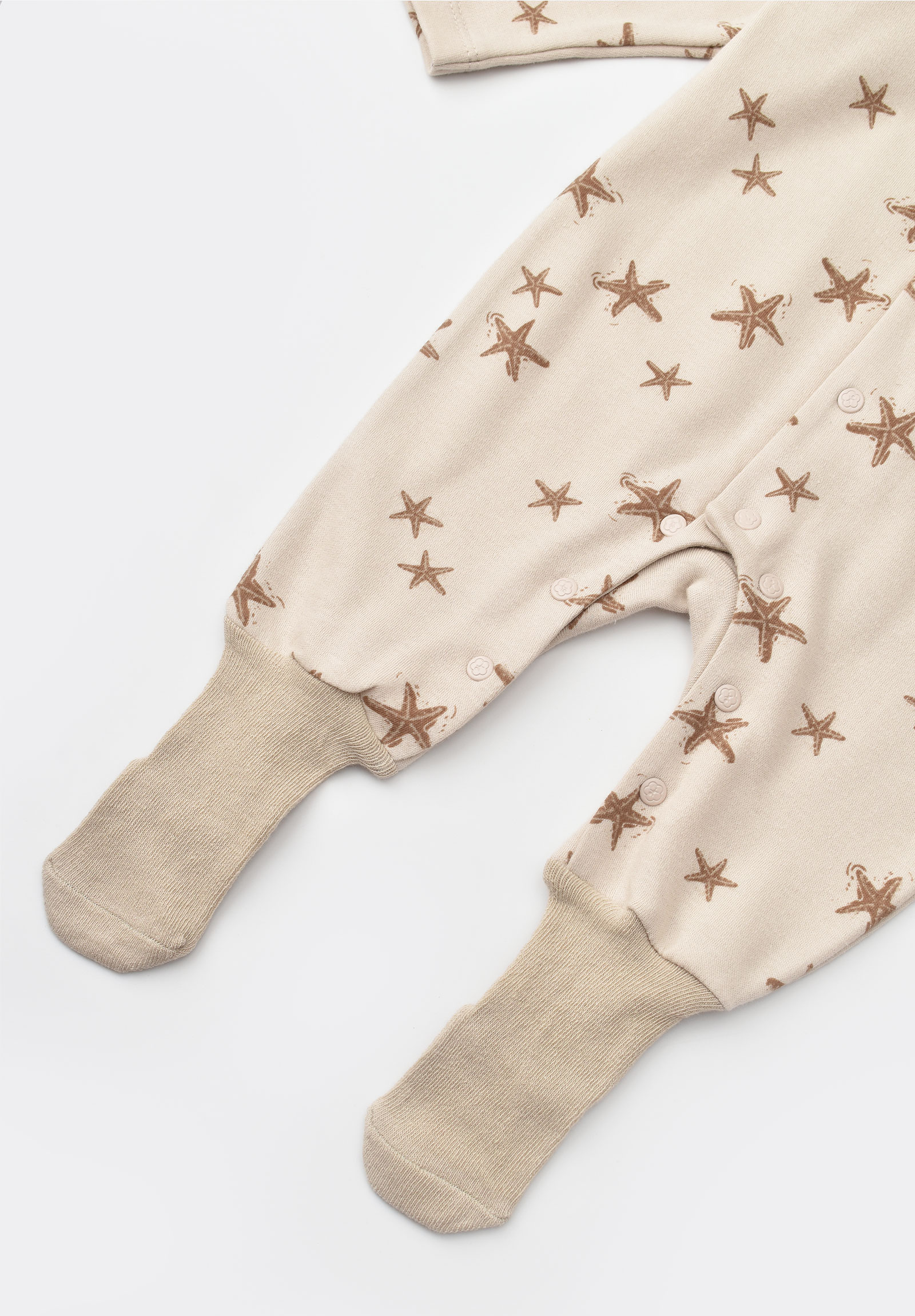 Φορμακι βρεφικό από οργανικό βαμβάκι Biorganic Magic Starfish BRG60665-Άμμος φωτογραφία