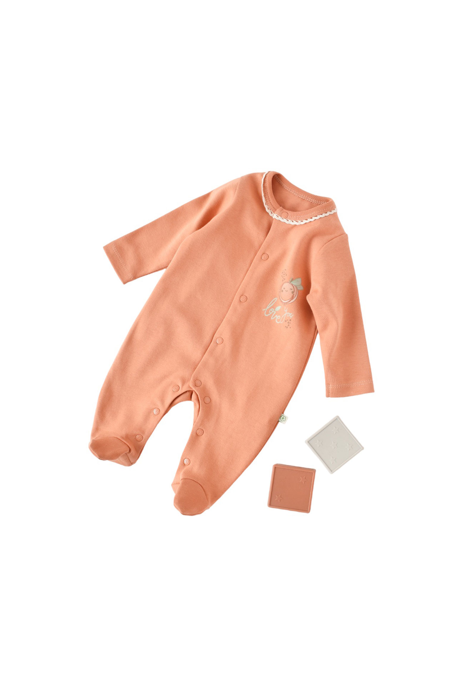 Biorganic Φορμάκι βρεφικό με οργανικό βαμβάκι Biorganic Summer Fruit BRG60677-Πορτοκαλί