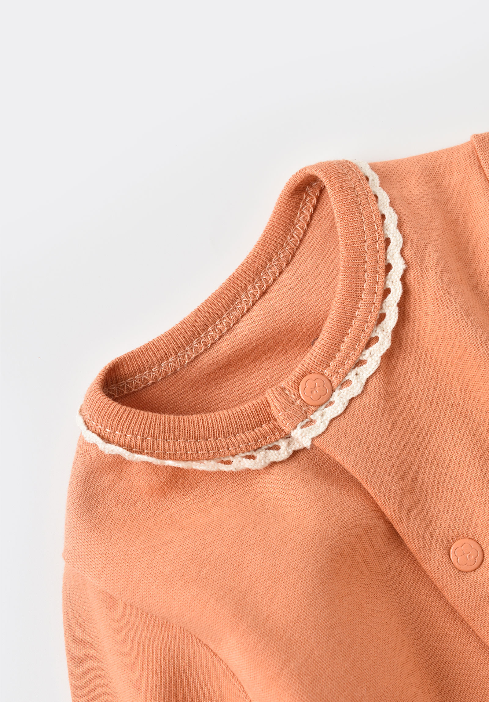 Φορμάκι βρεφικό με οργανικό βαμβάκι Biorganic Summer Fruit BRG60677-Πορτοκαλί φωτογραφία