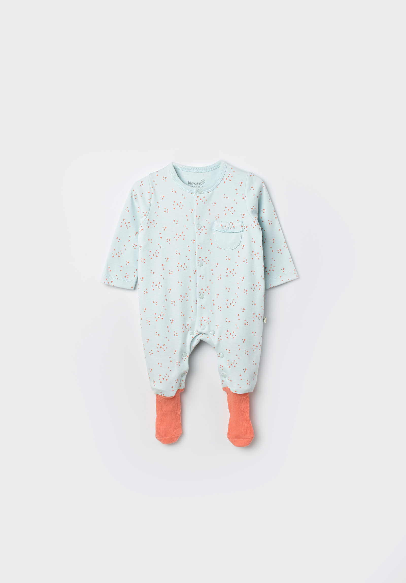 Φορμακι βρεφικό από οργανικό βαμβάκι Biorganic Pretty Ears Bunny BRG60680-Μέντα φωτογραφία