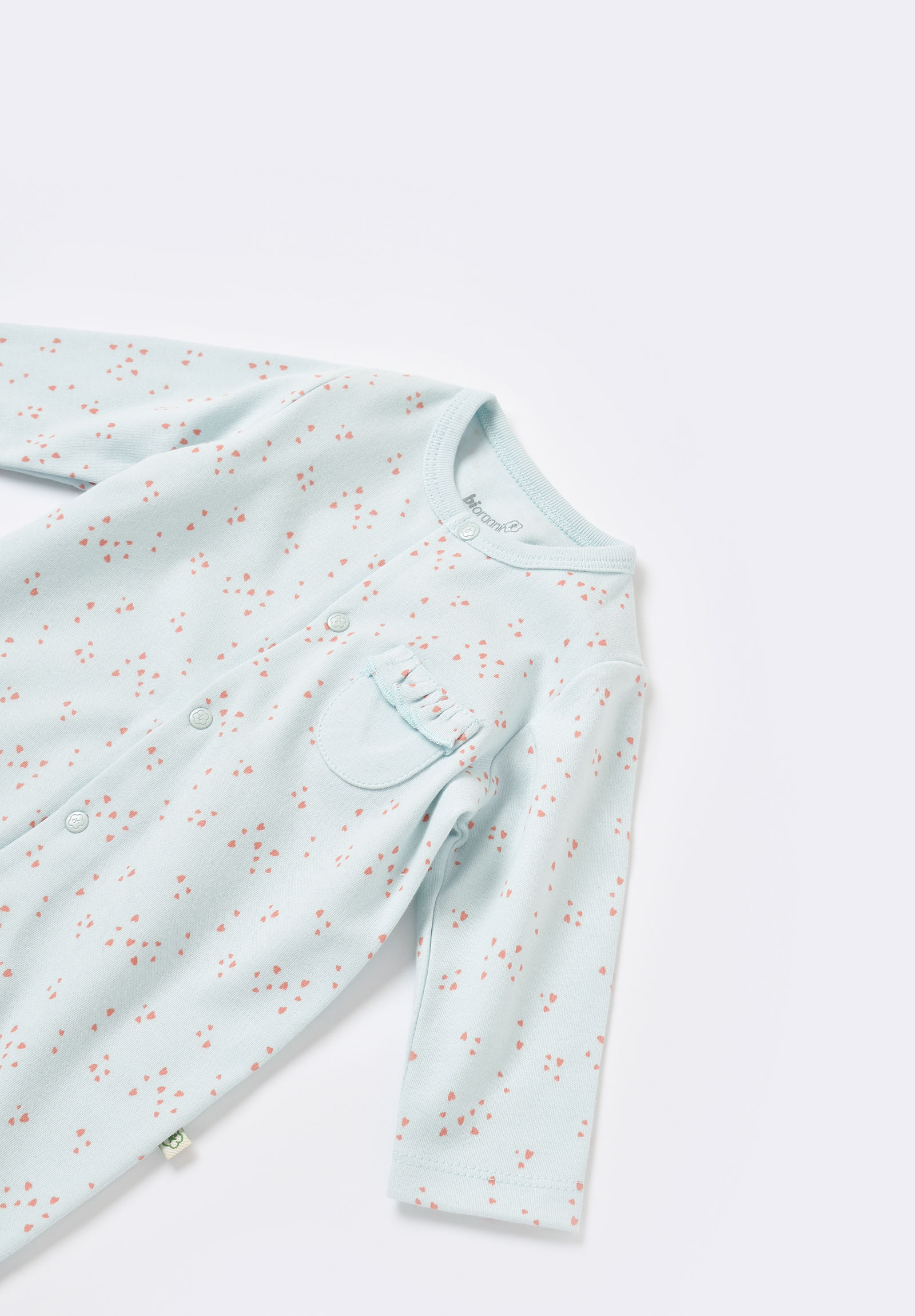 Φορμακι βρεφικό από οργανικό βαμβάκι Biorganic Pretty Ears Bunny BRG60680-Μέντα φωτογραφία