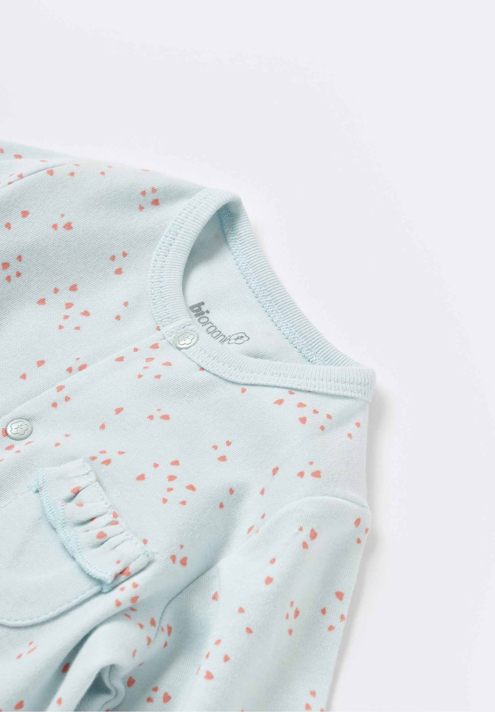 Φορμακι βρεφικό από οργανικό βαμβάκι Biorganic Pretty Ears Bunny BRG60680-Μέντα φωτογραφία