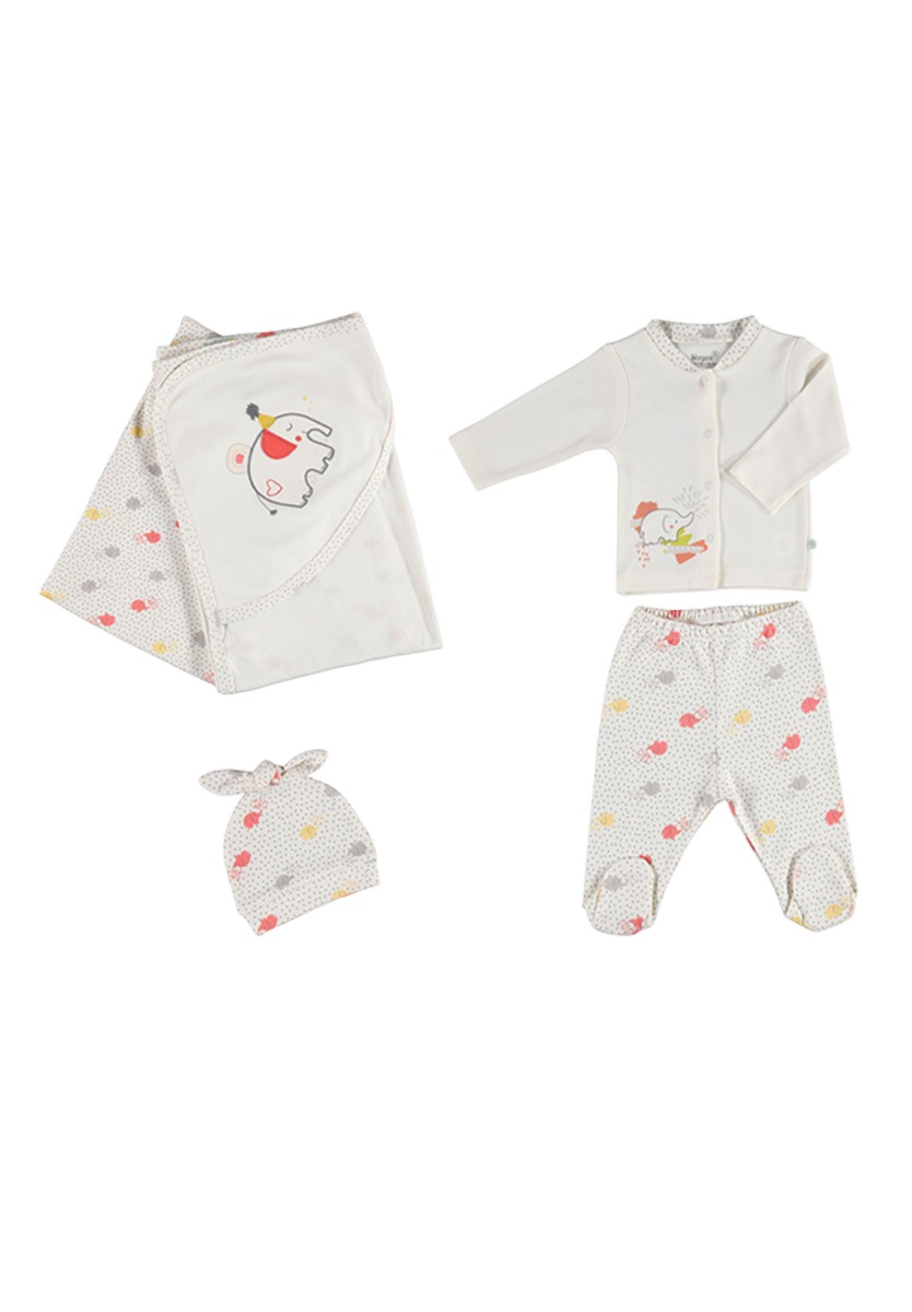 Biorganic Σετ βρεφικών Elephant Magic 4 Τεμ. 62220