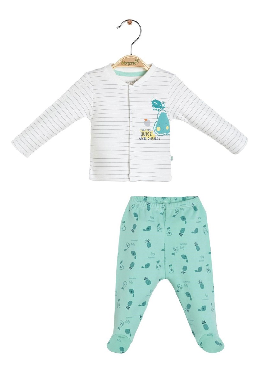 Σετ βρεφικό οργανικό βαμβάκι με κουβερτάκι Fruits 3 Τεμ. 62243 φωτογραφία