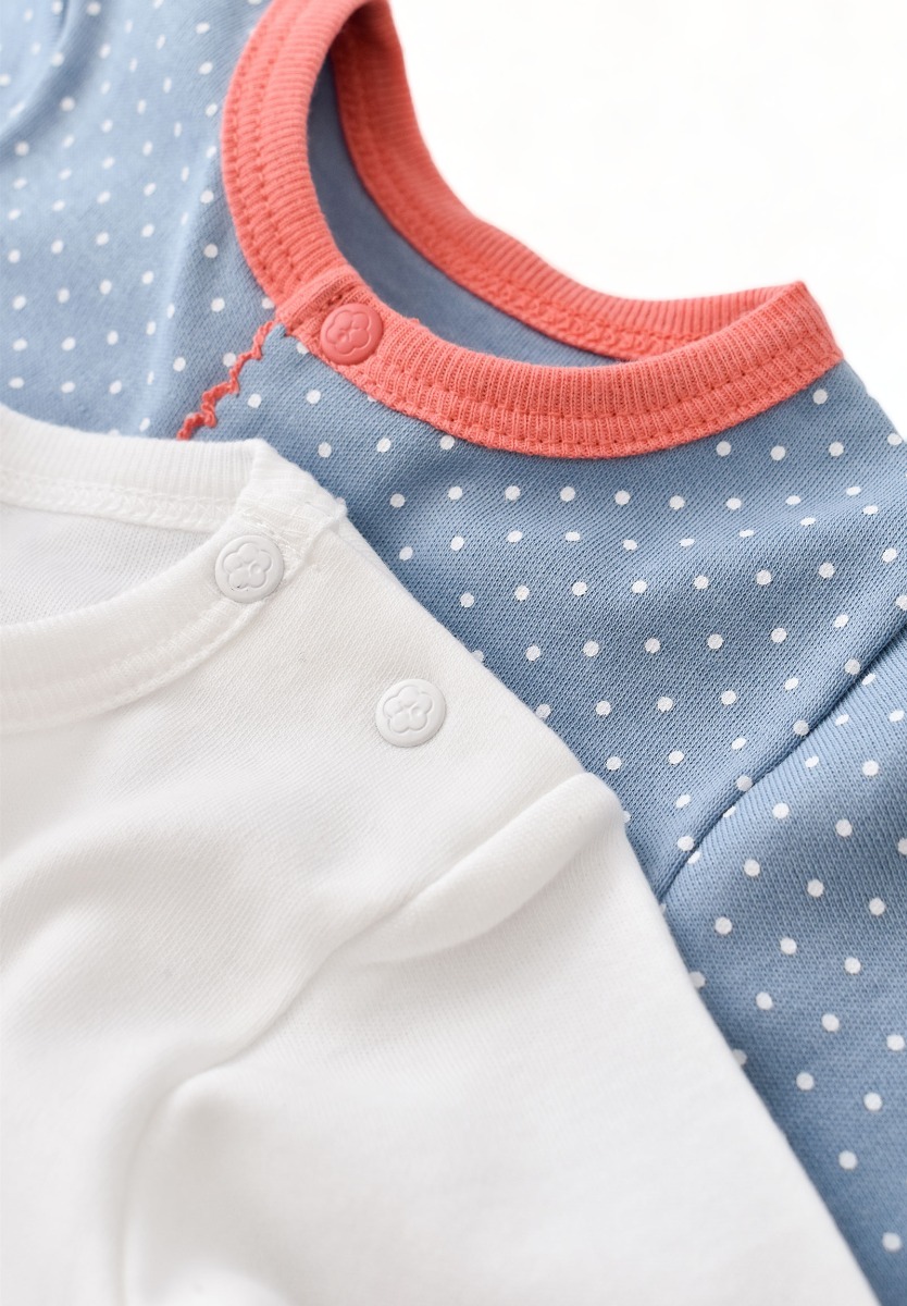 Σετ Βρεφικων Ρουχων Biorganic Flowers Spring Blue BRG62274-Πολύχρωμο φωτογραφία