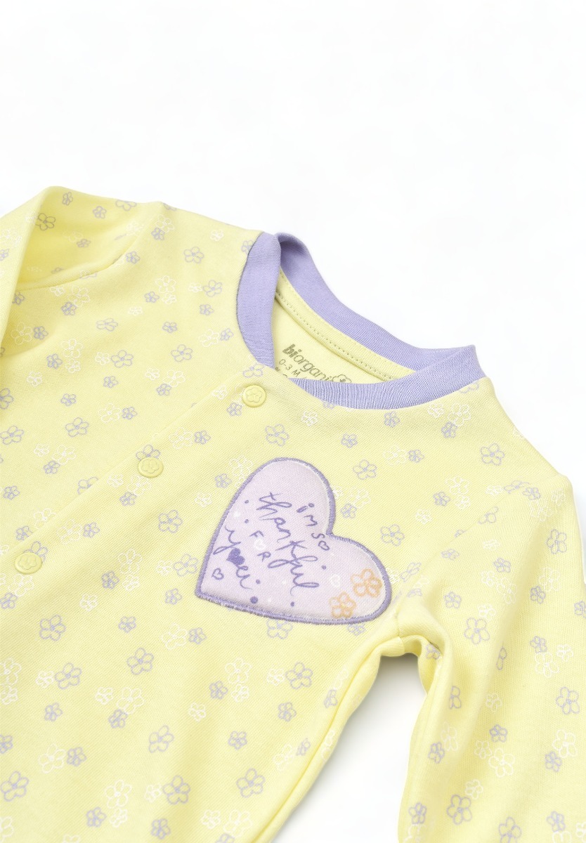 Σετ Βρεφικων Με Πανα Αγκαλιας Biorganic Love You BRG62276-Κίτρινο φωτογραφία