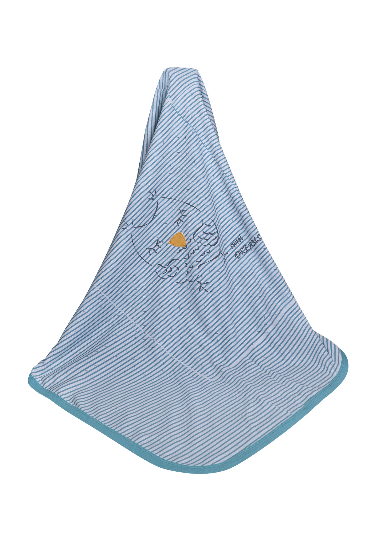 Bimini Βρεφικό κουβερτάκι αγκαλιάς Owl 85x90 εκ. 64506-Πετρόλ