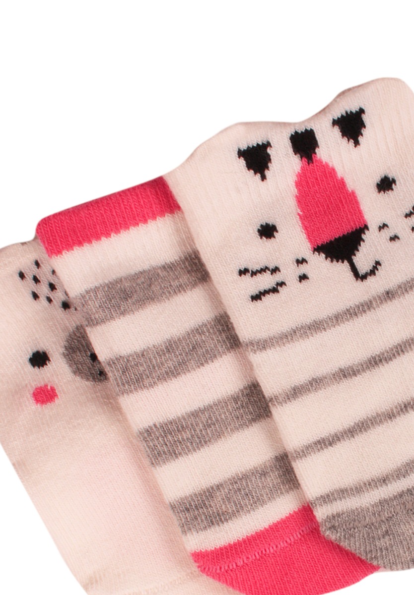 Καλτσάκια bebe με οργανικό βαμβάκι Cute Face 3 τεμ. 68362B φωτογραφία