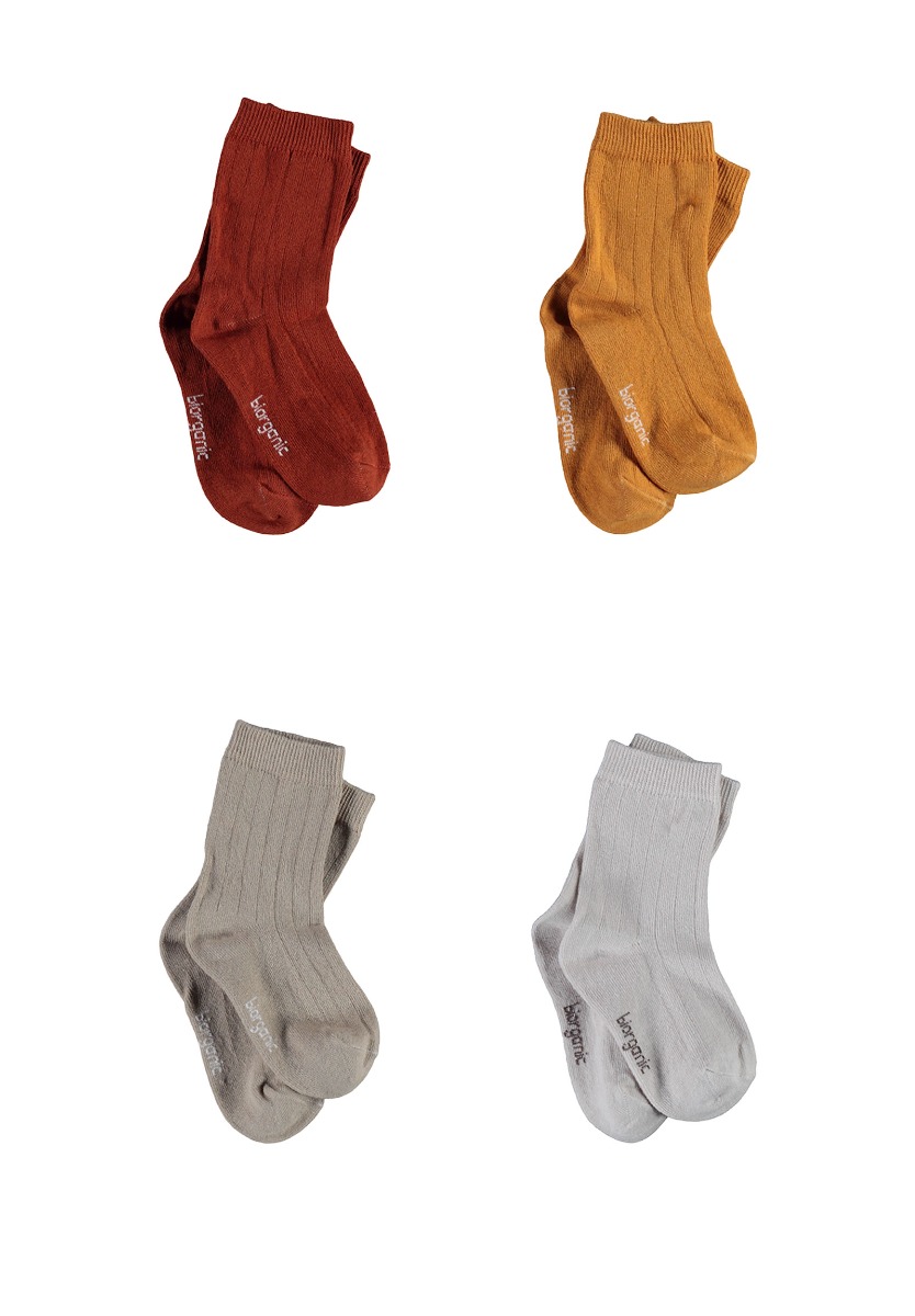 Biorganic Κάλτσες παιδικές Dark Pastels Biorganic 4 Τεμ. 68387
