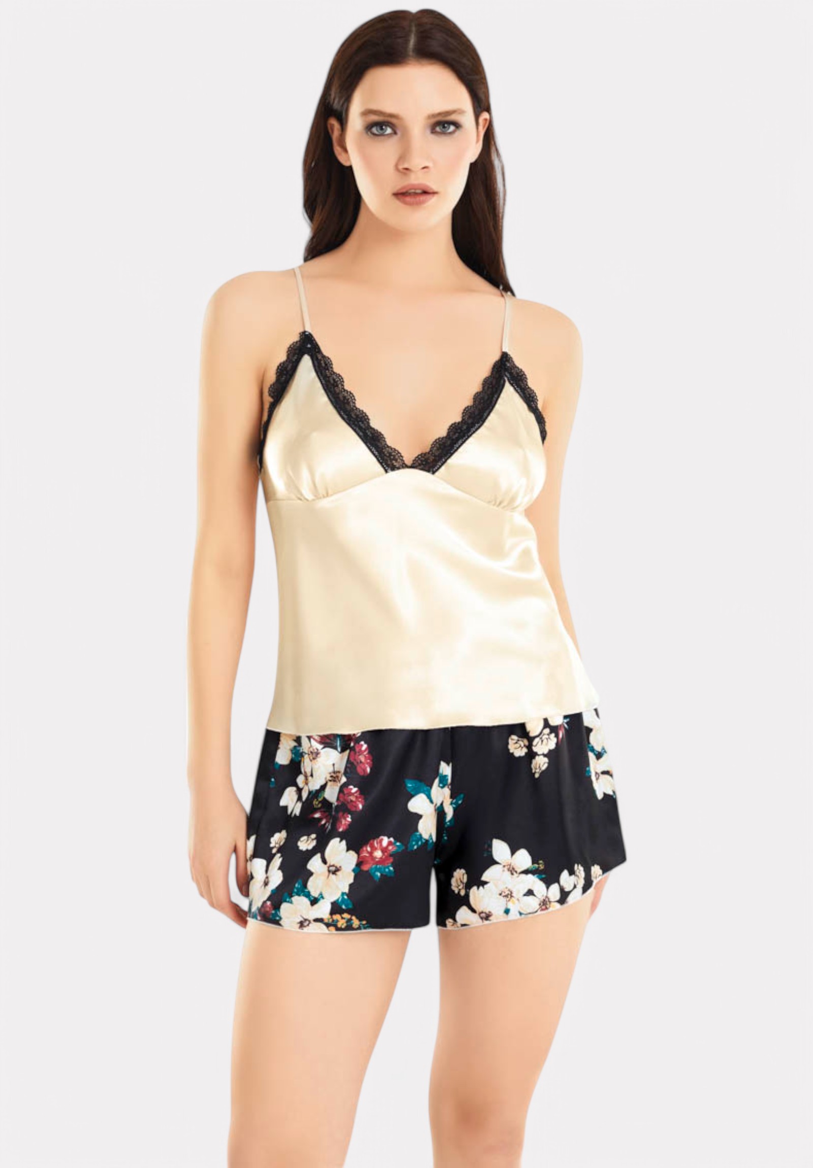 Moongirl Babydoll Satin Moongirl Gold Passion MG717-Εκρού