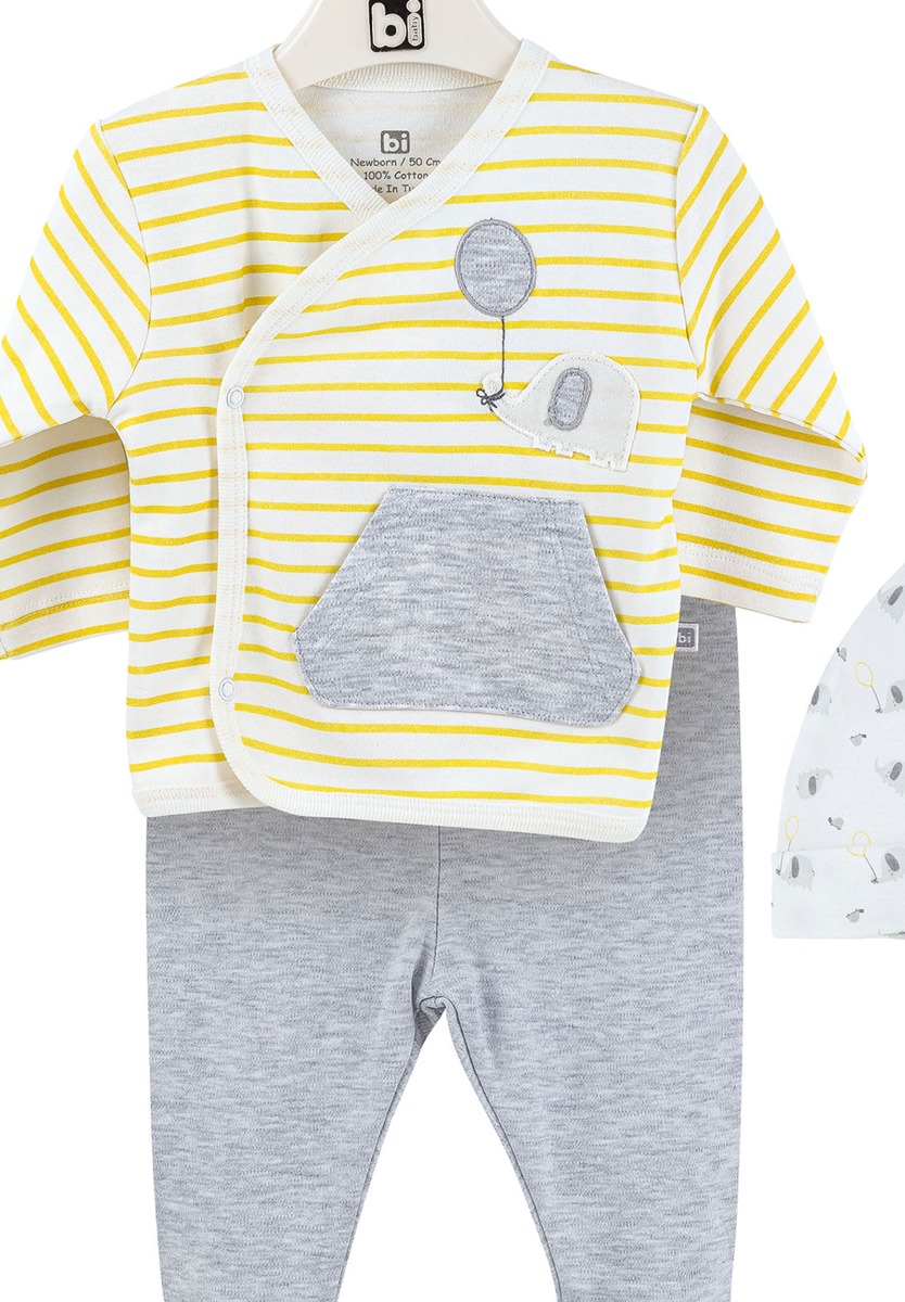 Σετ βρεφική πιτζάμα με σκουφάκι Elephant 73198 φωτογραφία