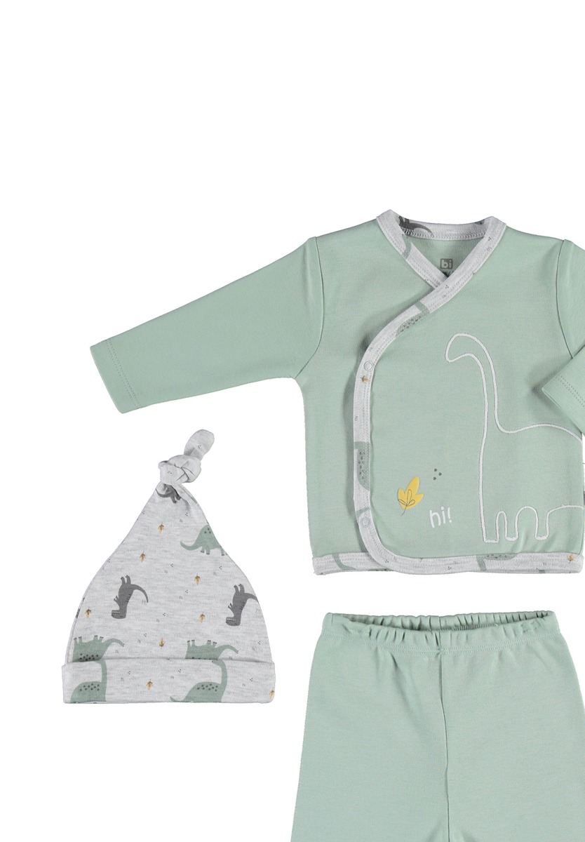 Σετ Βρεφικό παντελόνι - ζακετάκι- σκουφάκι Dinos 73239 φωτογραφία