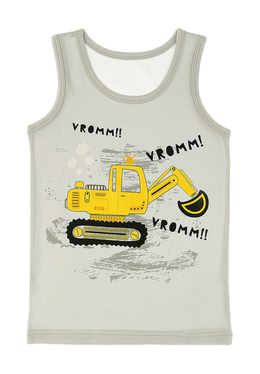 Σετ φανελάκι σλιπάκι παιδικό Track Γκρί W211171KP2 φωτογραφία