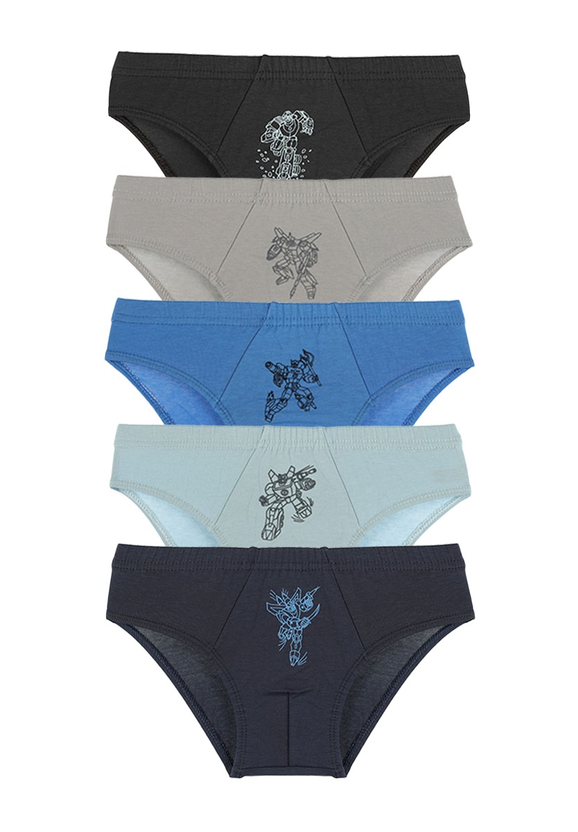 Donella Σλιπάκια παιδικά Robot Οικονομική συσκευασία 5 τεμ. 7671TN