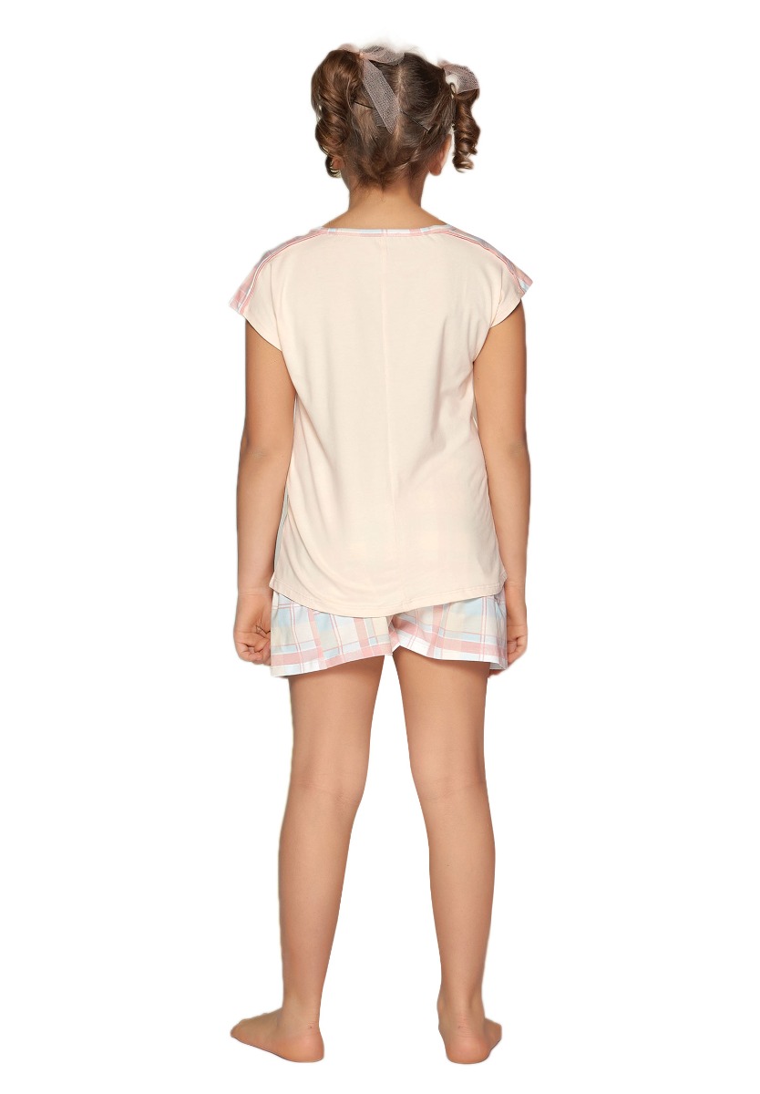 Πιτζάμα παιδική με καρό σορτσάκι 7996A φωτογραφία