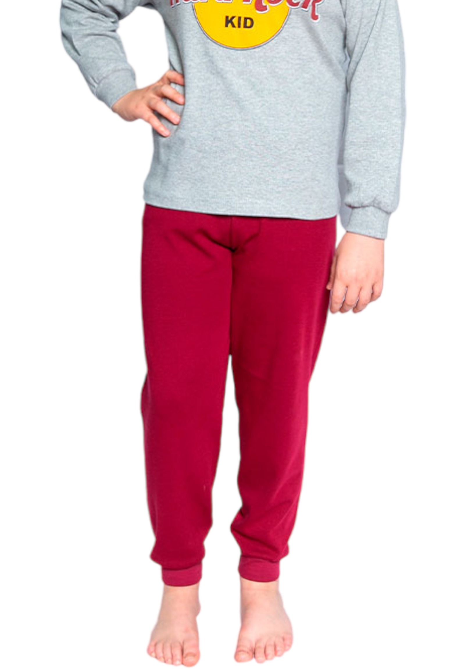 Πιτζάμα εφηβική Nina Club Hard Rock NC801C22EF-Γκρι φωτογραφία