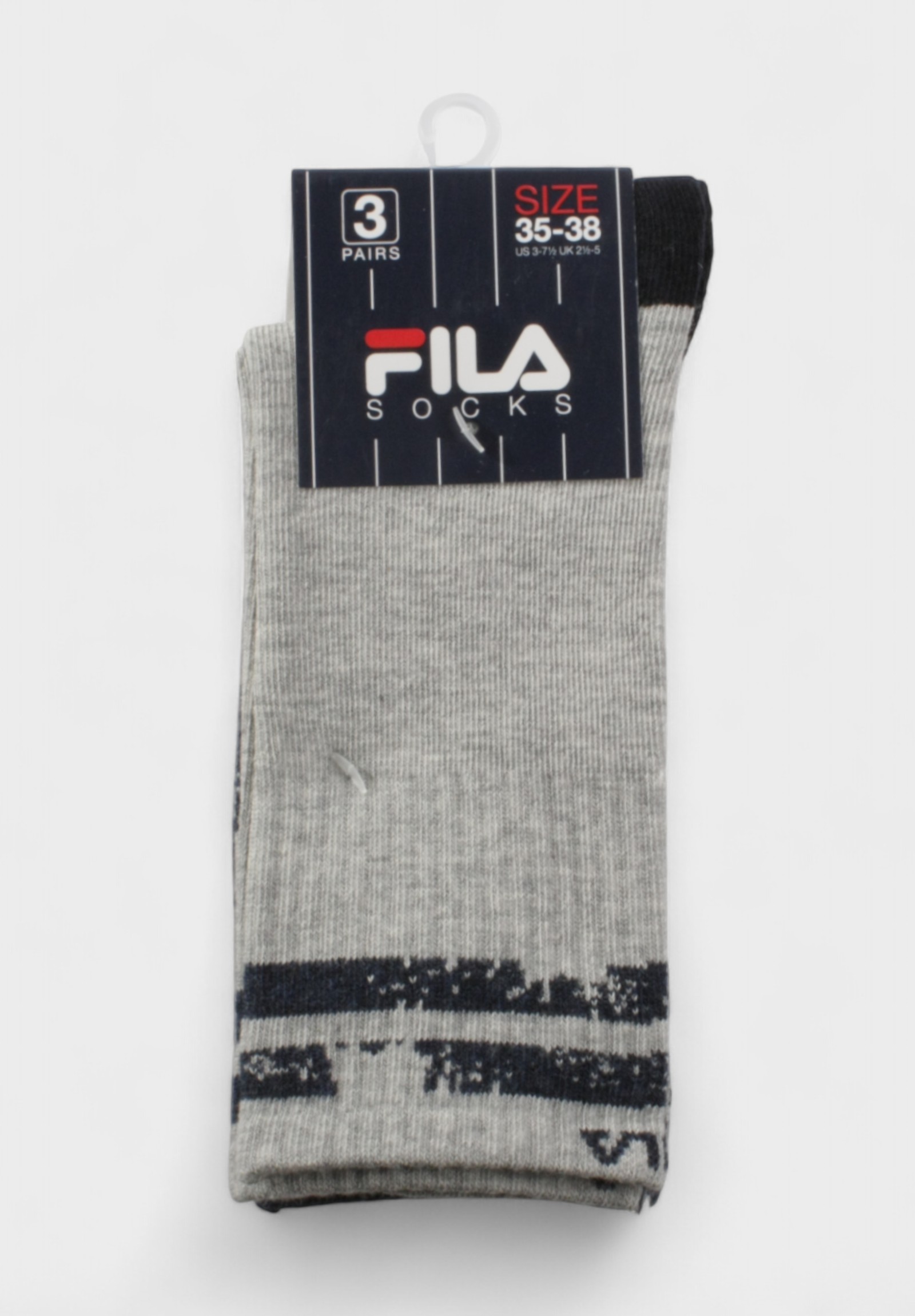 Fila FILA Παιδικές Κάλτσες για Αγόρι F8091 Misty Grey – Σετ 3 Ζευγάρια F8091-720-Πολύχρωμο