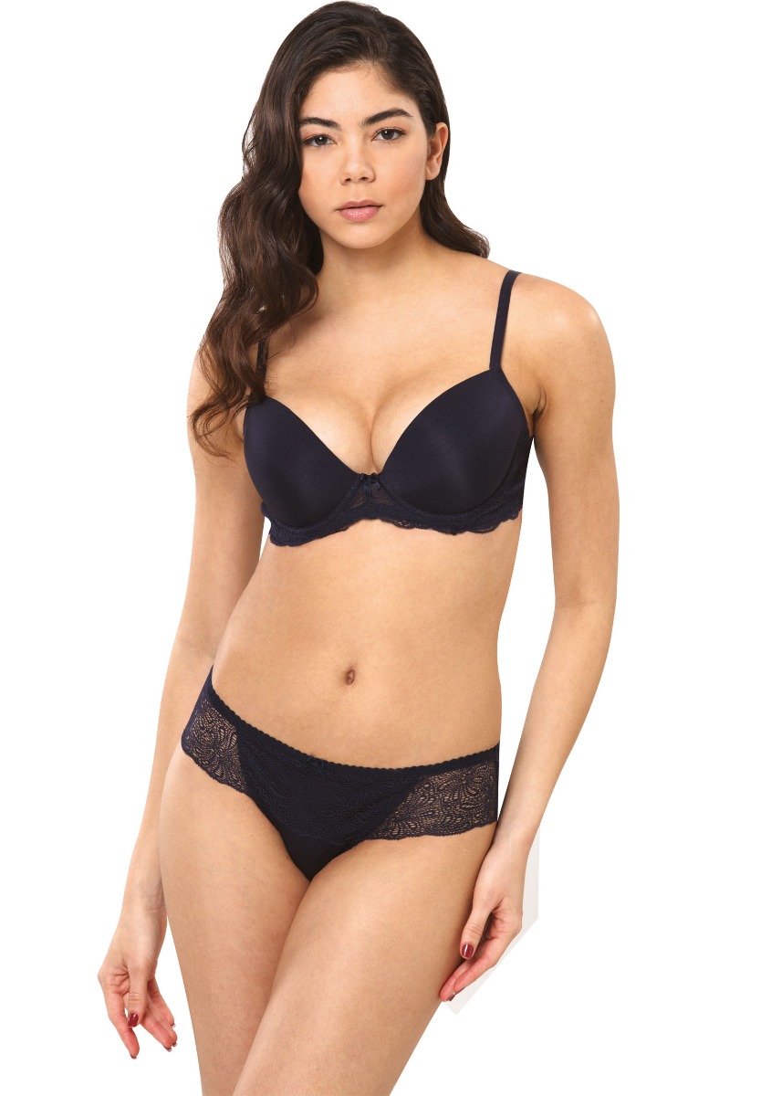  Σετ Push Up Bra & Brazil Norddiva 8134-Μαύρο 2025