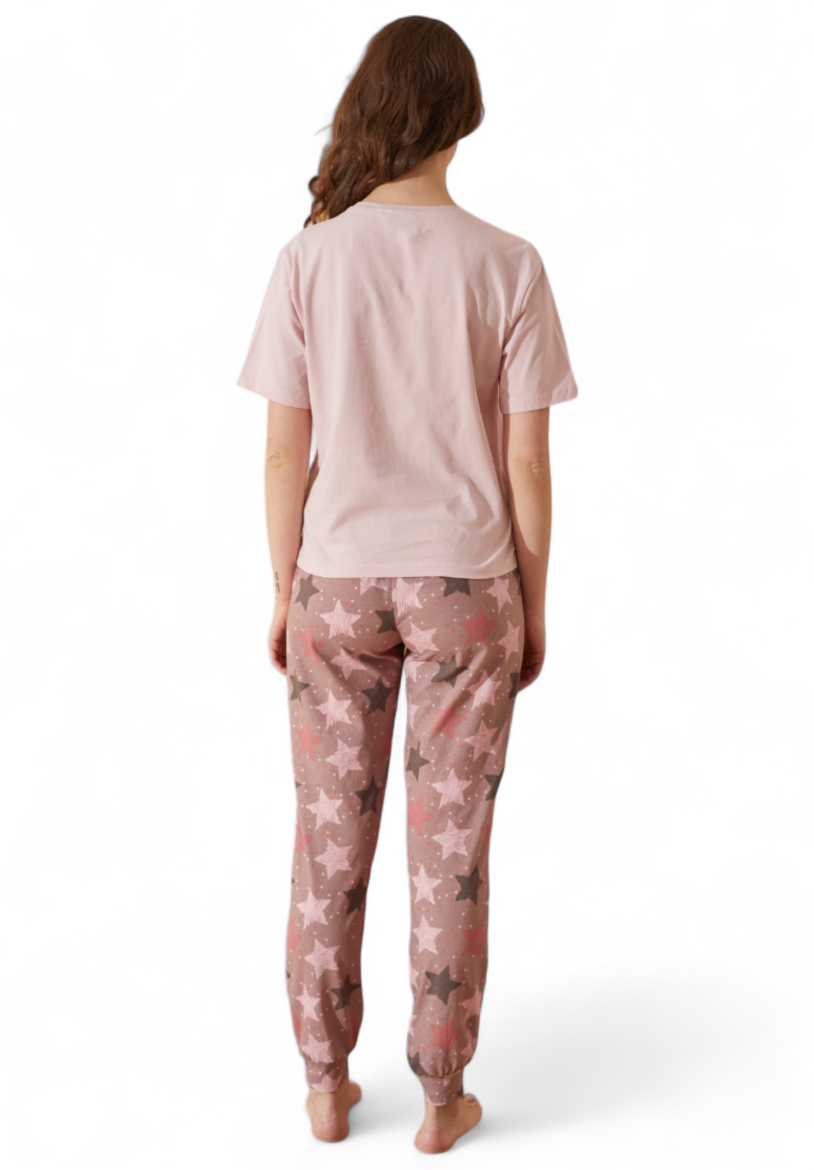 Πιτζάμα γυναικεία Ipektenim Stars IPKT8394-Ροζ φωτογραφία