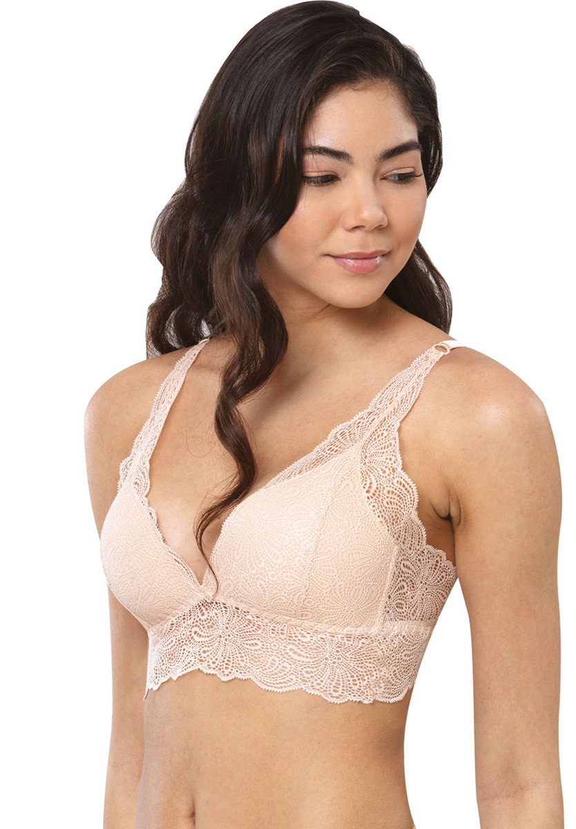  Bralette δαντελένιο Norddiva 8899-Μπεζ 2025