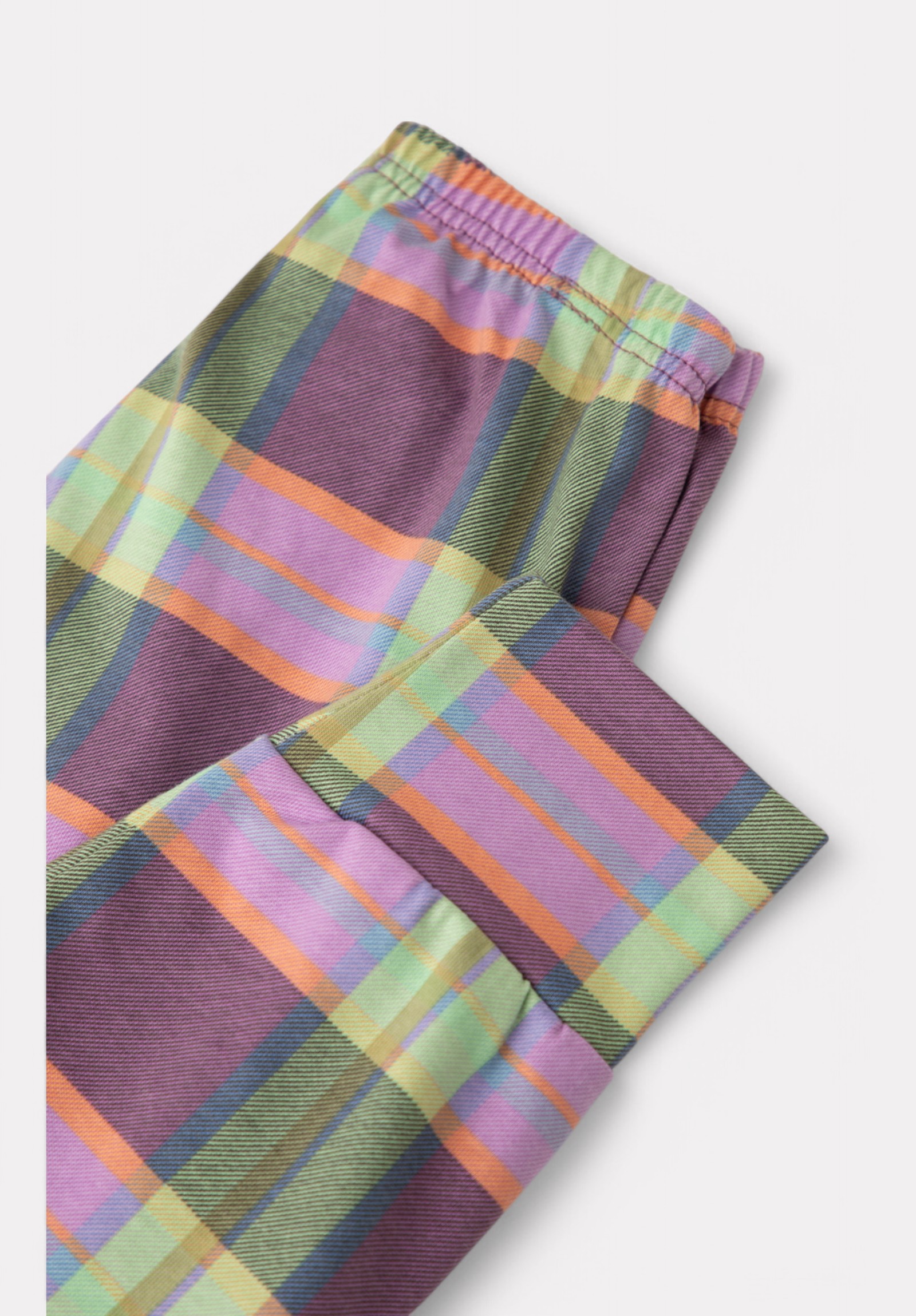 Πιτζάμα εφηβική για κορίτσι Minerva Cute Waffle Καρό 90-62284-445-009-Βεραμάν φωτογραφία