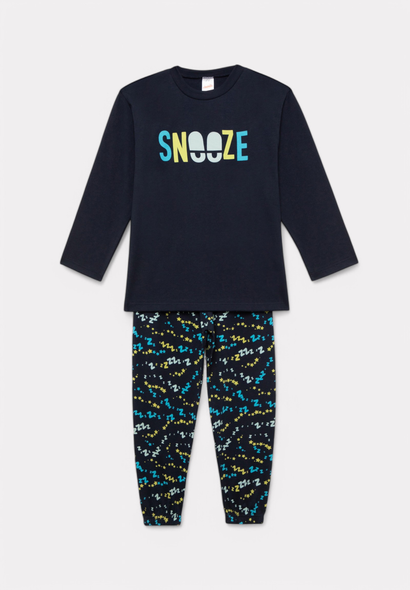 Minerva Πιτζάμα για Αγόρι Εφηβική Zzzz Marin 90-62303-007-100-Μπλε