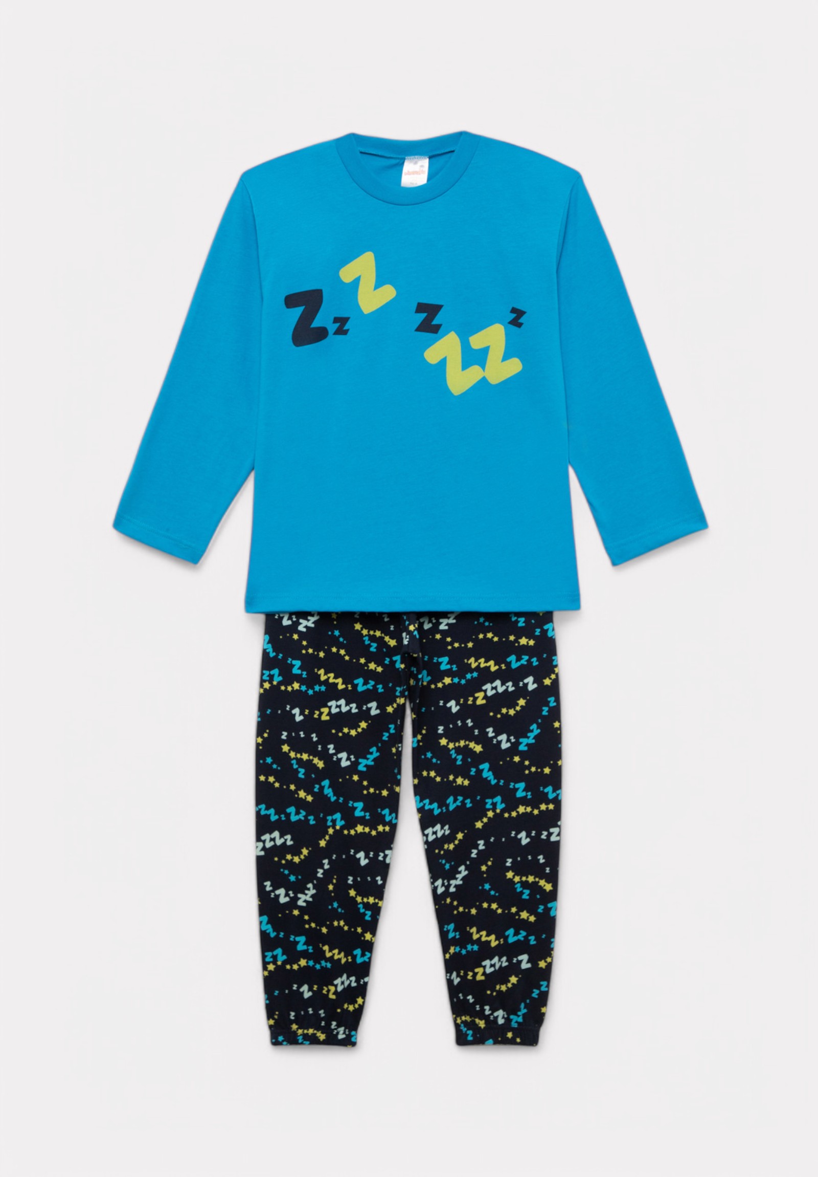 Minerva Πιτζάμα για Αγόρι Εφηβική Zzzz Cyber Blue 90-62303-007-755-Γαλάζιο