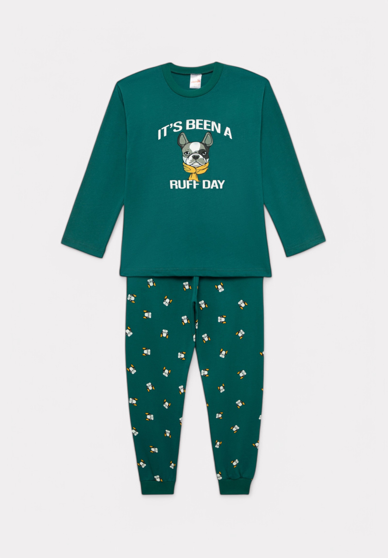 Minerva Πιτζάμα για Αγόρι Εφηβική Minerva Bulldog 90-62305-007-843-Πράσινο