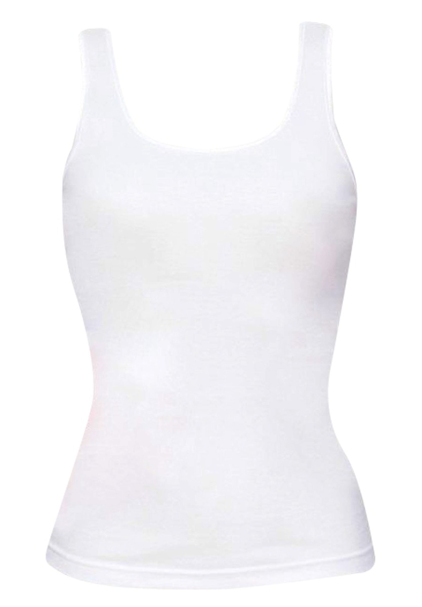 Φανελάκι γυναικείο αμάνικο satin ρέλι White Minerva 2 Τεμ. 92202B φωτογραφία