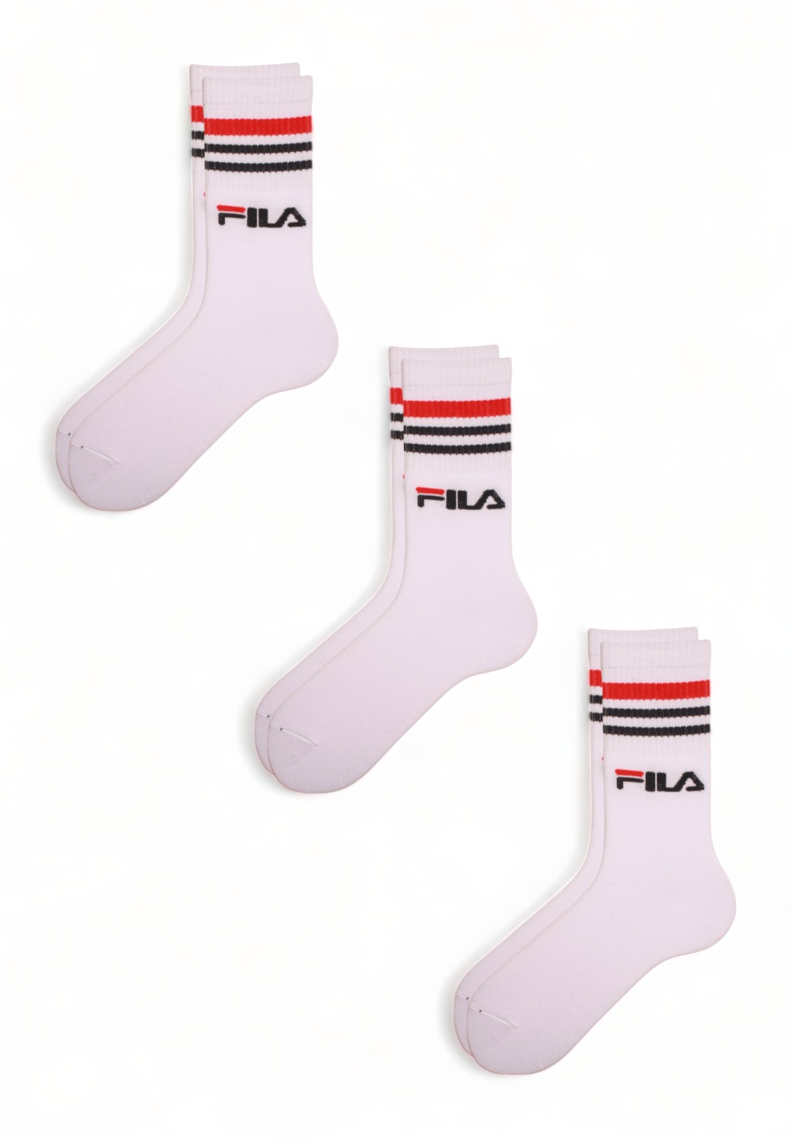  Κάλτσες Fila Unisex Unique Lifestyle 3 τεμάχια F9090-Λευκό 2025