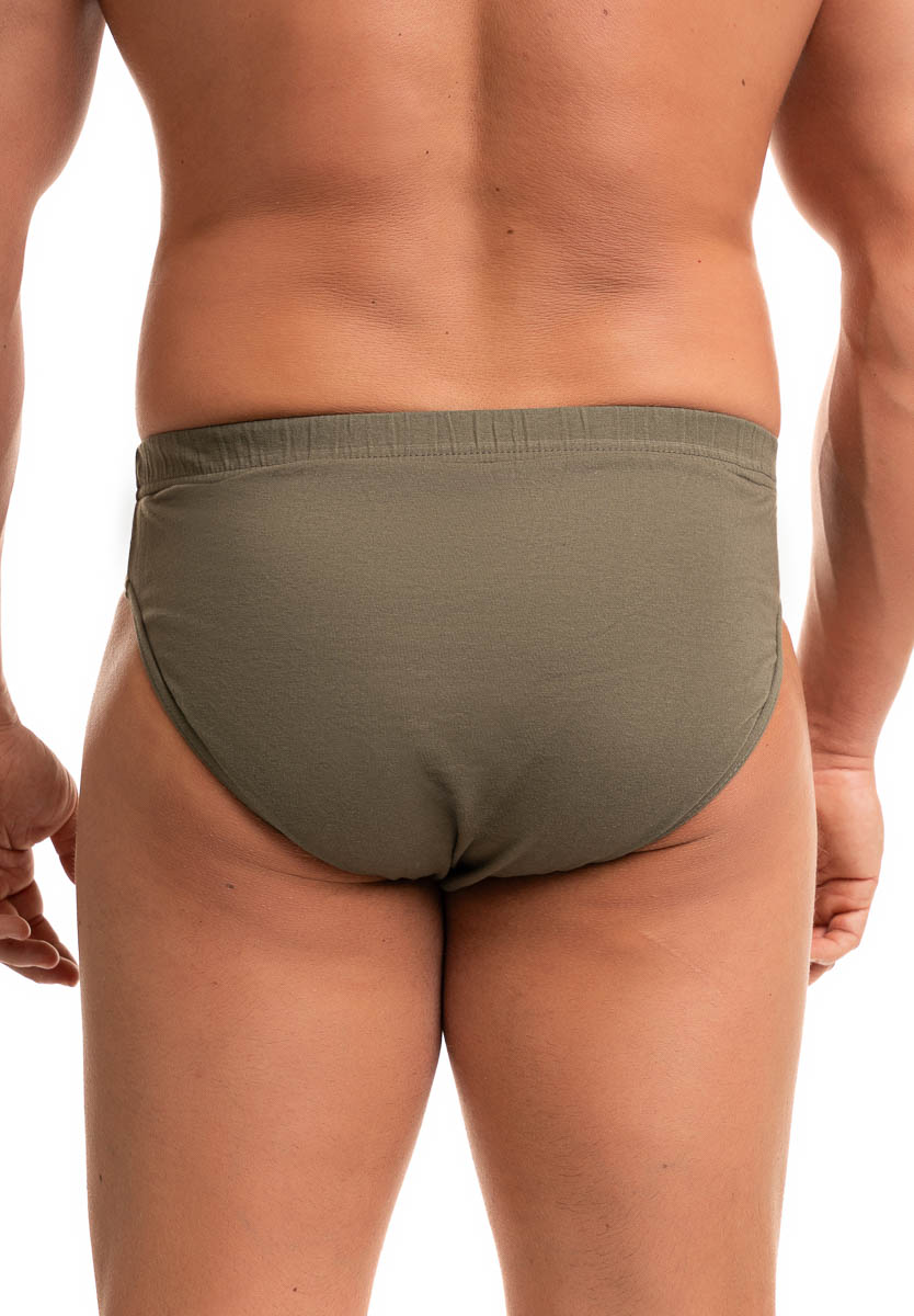 Σλιπ ανδρικό βαμβακερό Giorgio 5 Τεμ. GIOR39-Χακί φωτογραφία