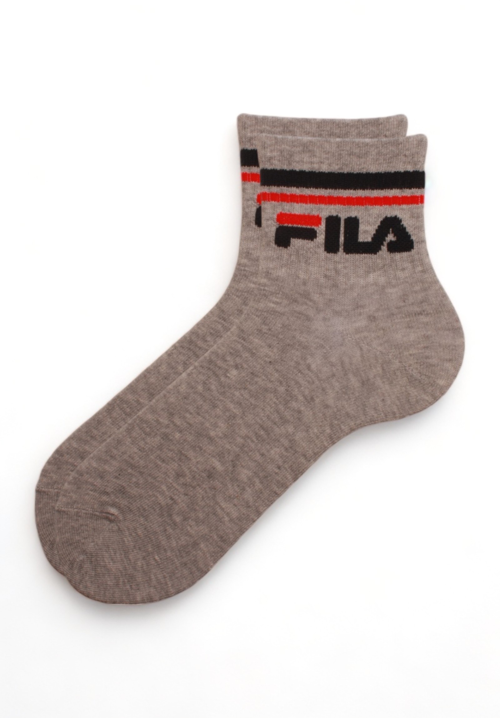 Κάλτσες παιδικές ημίκοντες Fila Urban Plain 3 τεμάχια F8338-Γκρι φωτογραφία