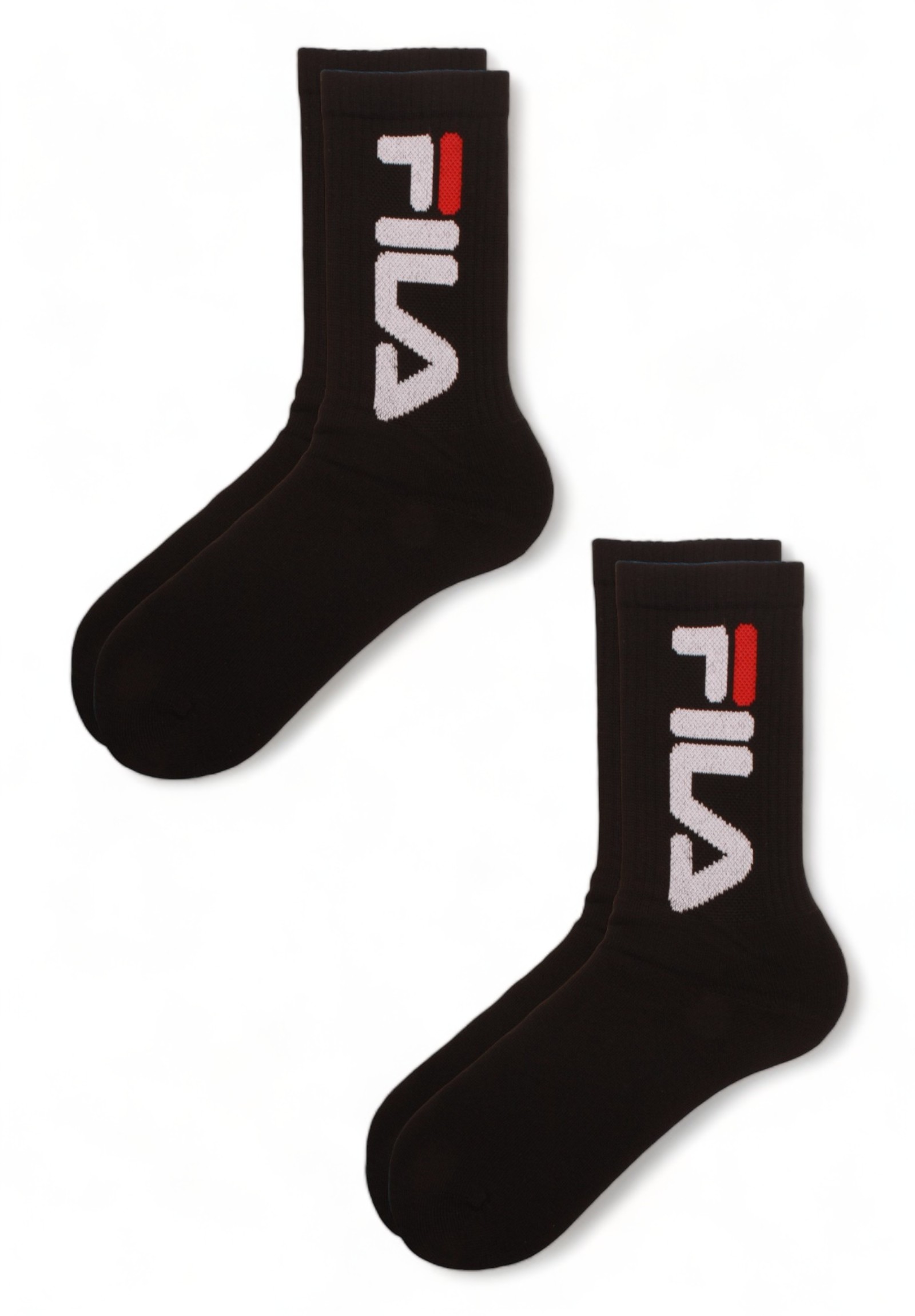  Κάλτσες Fila Unisex Unique Urban Tennis 2 τεμάχια F9598-Μαύρο 2025