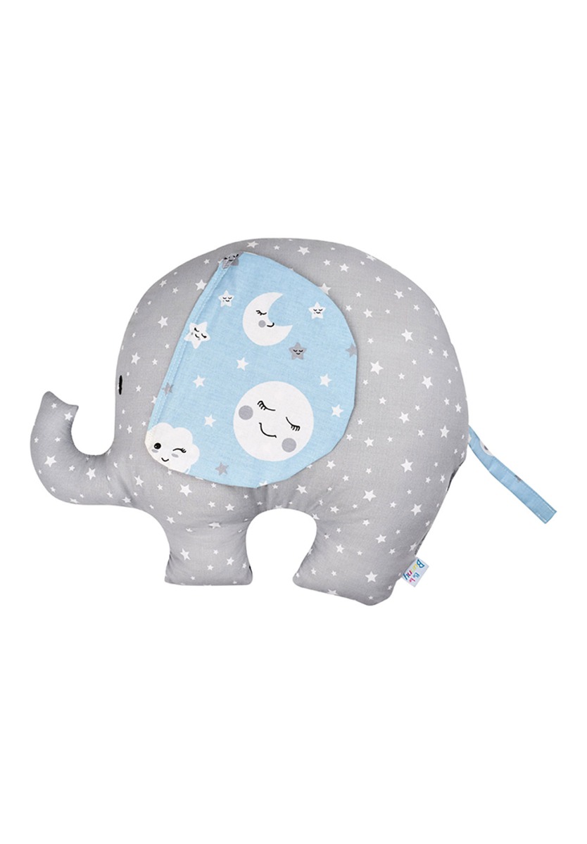 Χειροποίητο διακοσμητικό μαξιλαράκι ελέφαντας Bebe ELEF70-Γαλάζιο φωτογραφία