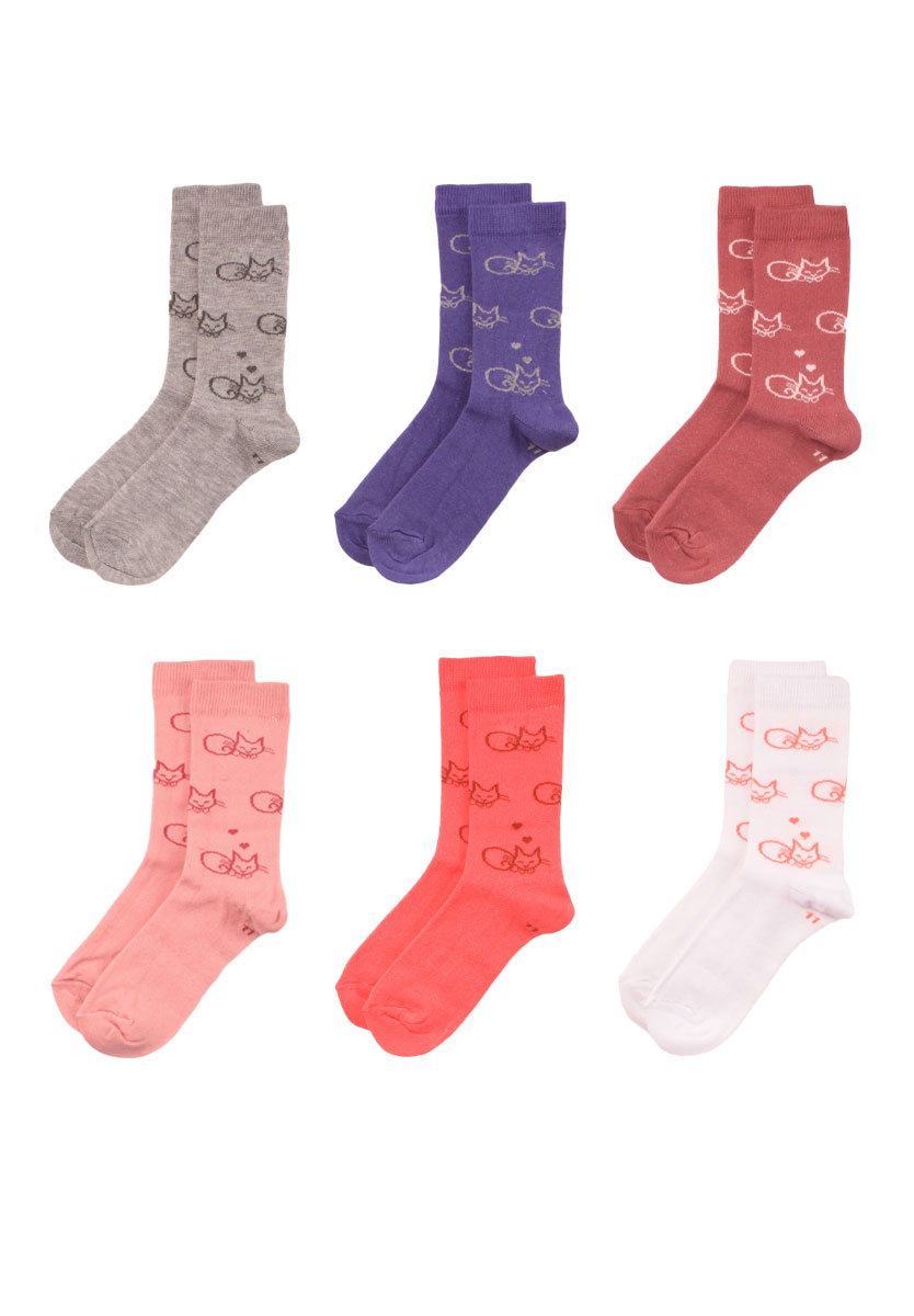 Design Κάλτσες παιδικές Sleepy Cats Design 6 Τεμ. 5511658