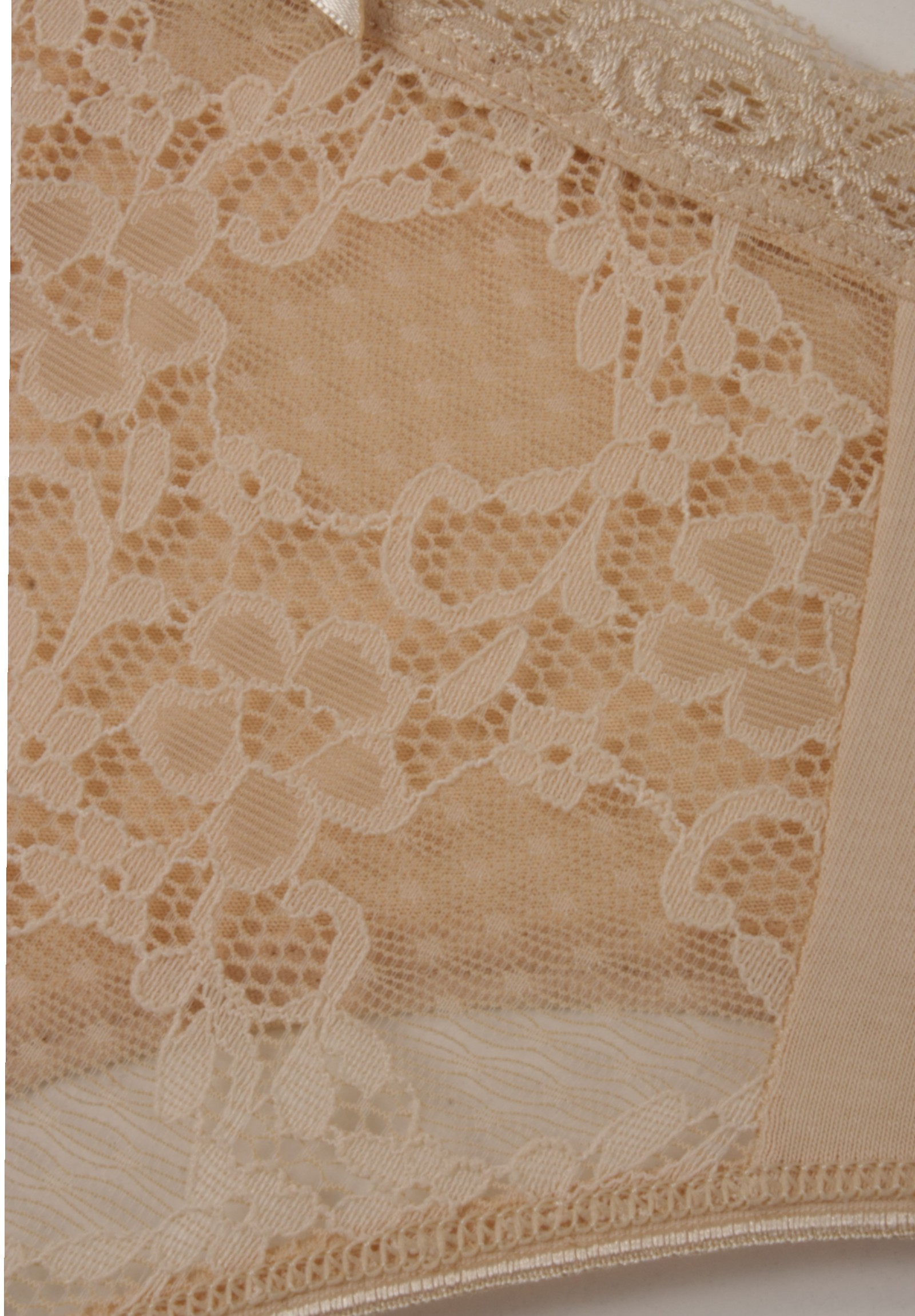 Στρινγκ ψηλόμεσο Plus Size Norddiva Claudia CLAUDIA-Μπεζ φωτογραφία