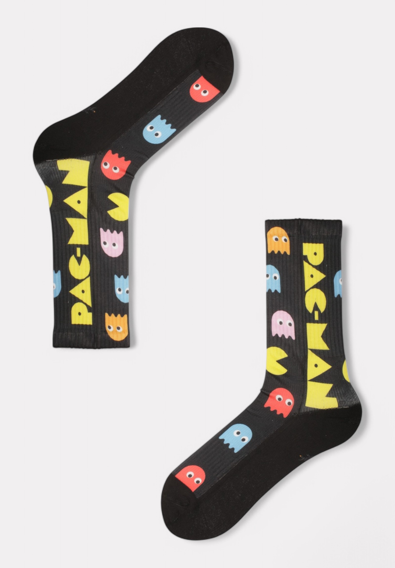 Κάλτσα #doyoudaresocks by Dimi Socks Digital Printed Casual PacMan DS70120-Μαύρο φωτογραφία
