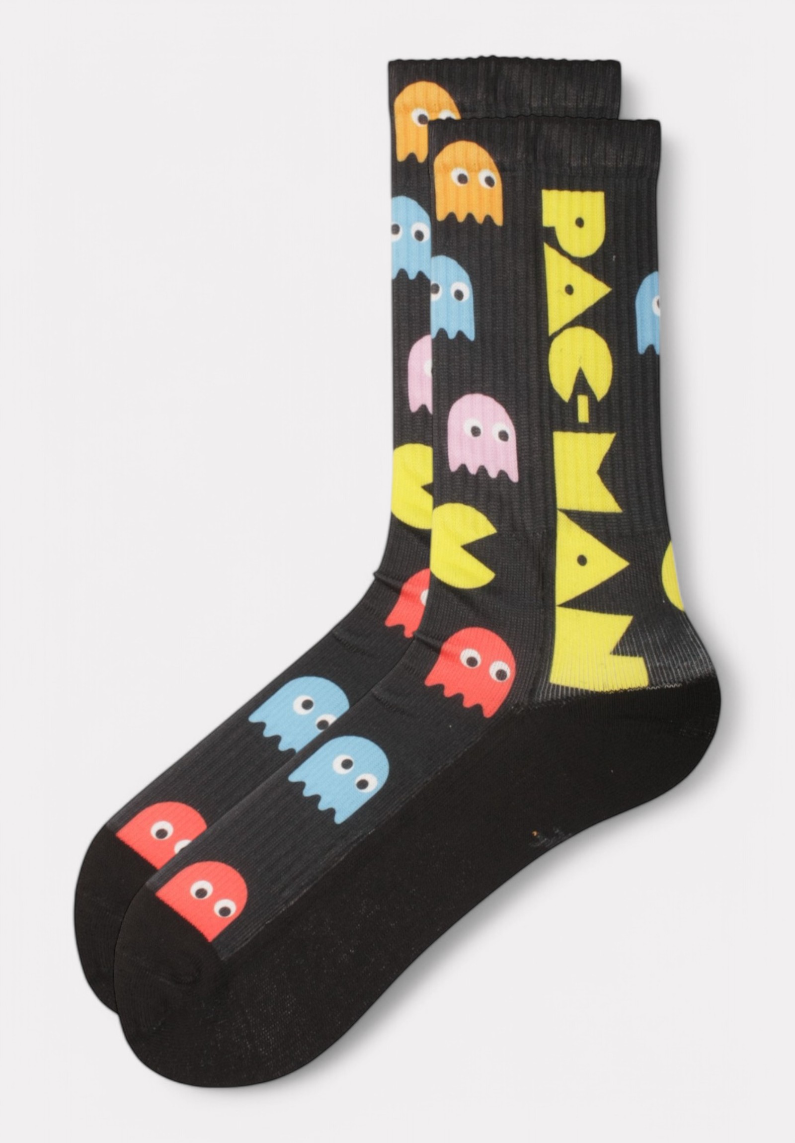 Κάλτσα #doyoudaresocks by Dimi Socks Digital Printed Casual PacMan DS70120-Μαύρο φωτογραφία