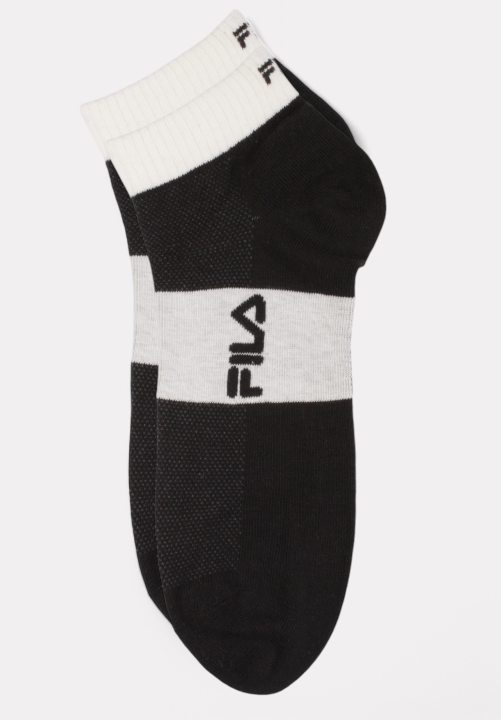 Fila Lifestyle Quarter Socks Sand Black 3 τεμάχια F3275-436-Μαύρο φωτογραφία