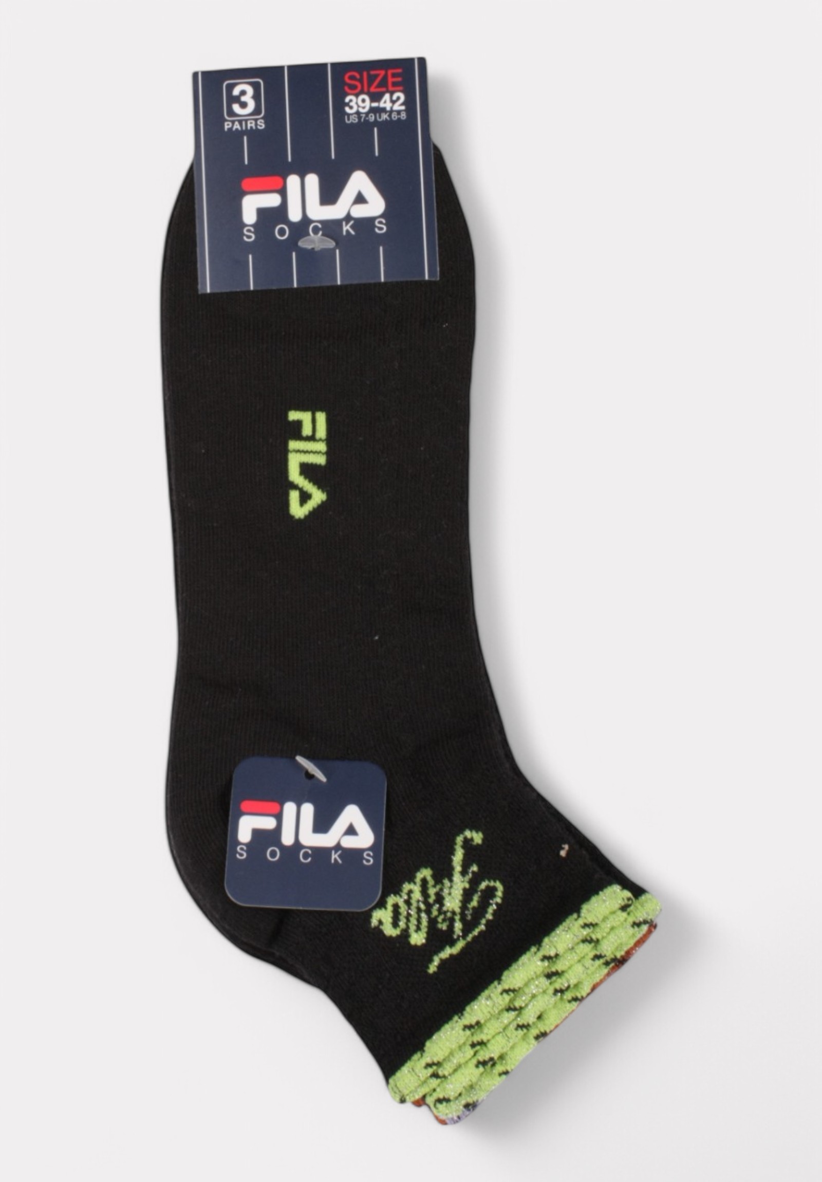  Fila Quarter Socks F6787 Fashion Lady - 3 τεμάχια F6787-183-Πολύχρωμο 2025