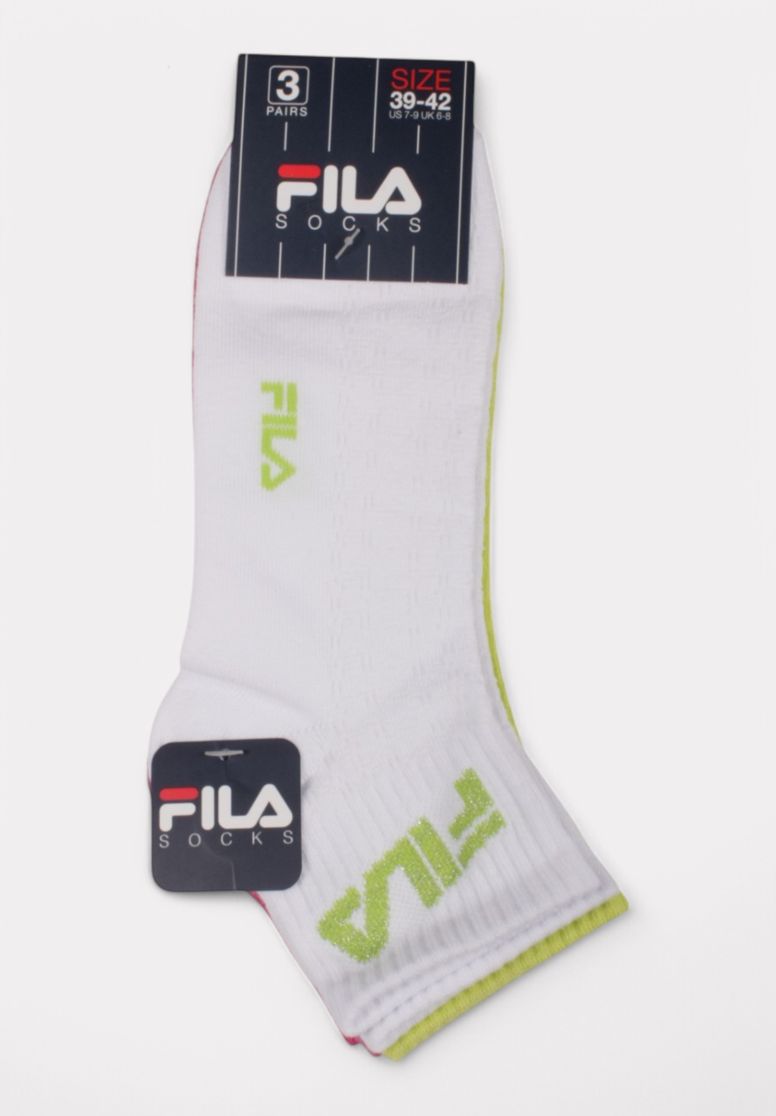  Fila Quarter Socks F6789 Acid - 3 τεμάχια F6789-818-Πολύχρωμο 2025