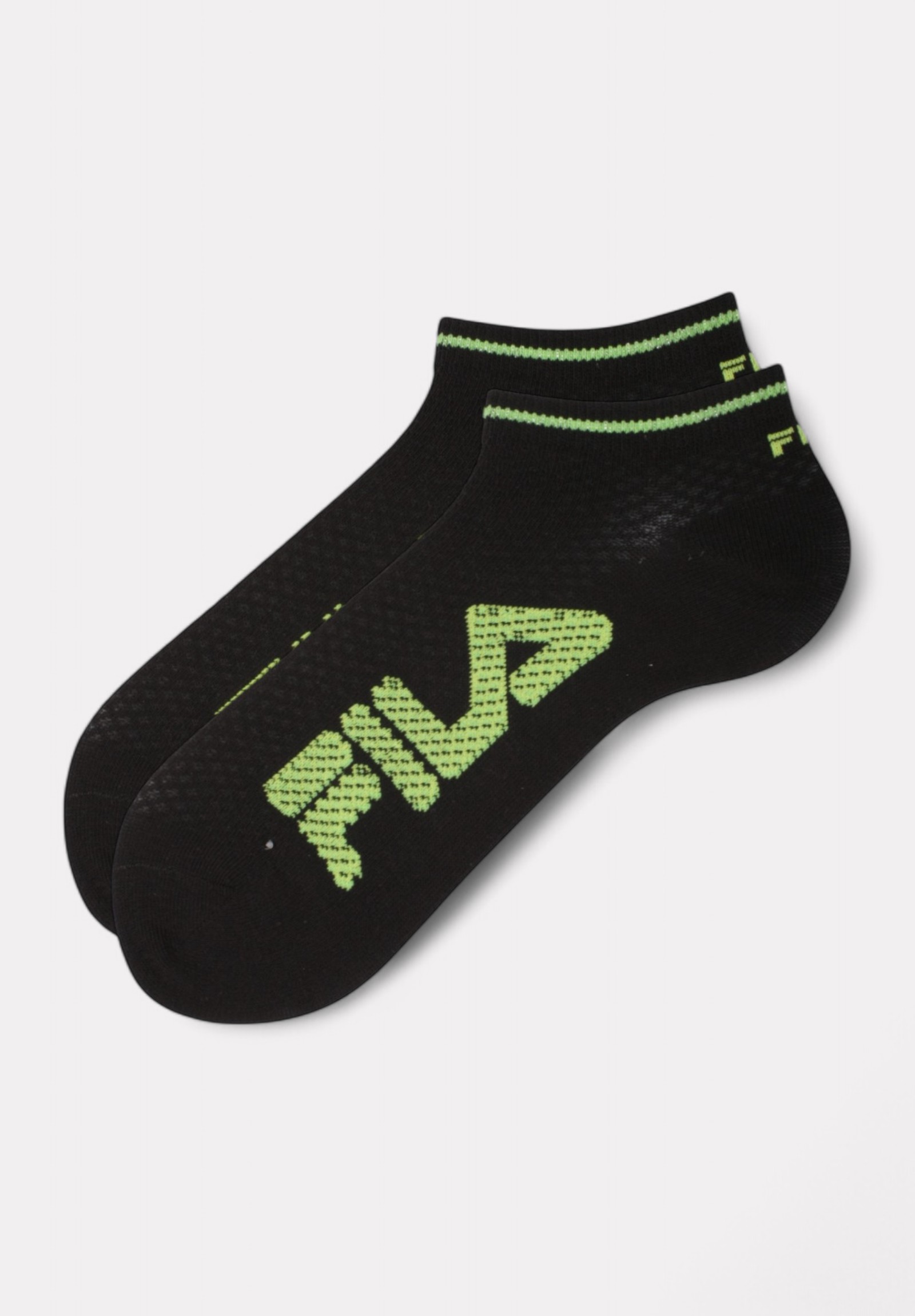 Fila Κάλτσες Μαύρες Neon Logo | Σετ 3 Ζευγάρια F6136-200-Μαύρο φωτογραφία