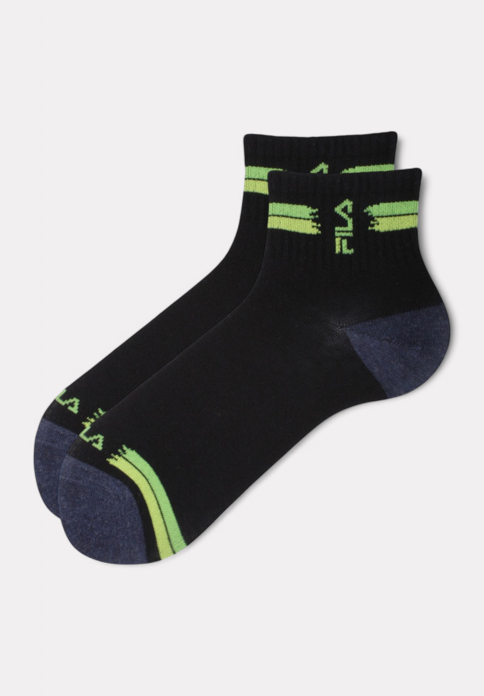 Παιδικές Κάλτσες FILA (Σετ 3 Ζευγάρια) – Πολύχρωμες Ρίγες F2103-168-Μαύρο φωτογραφία