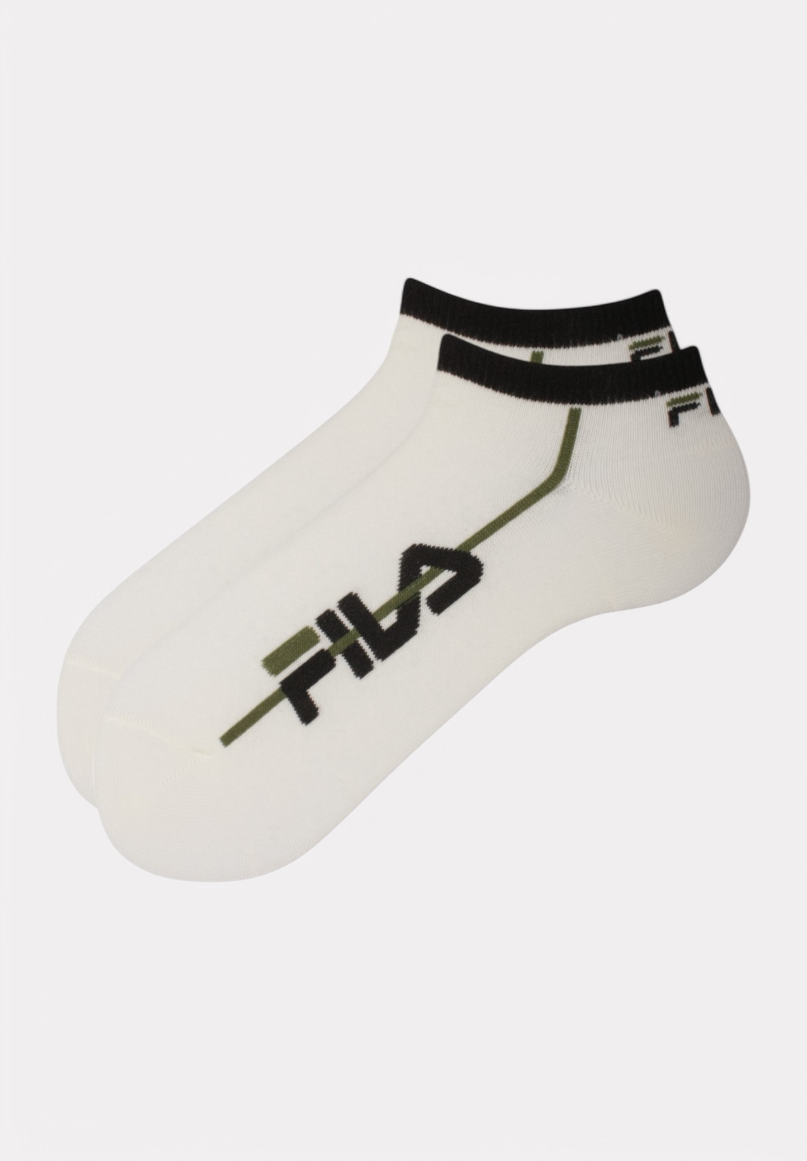 FILA Παιδικές Κάλτσες (3 Ζευγάρια) - Λευκό/Χακί/Μαύρο F1421-527-Πολύχρωμο φωτογραφία