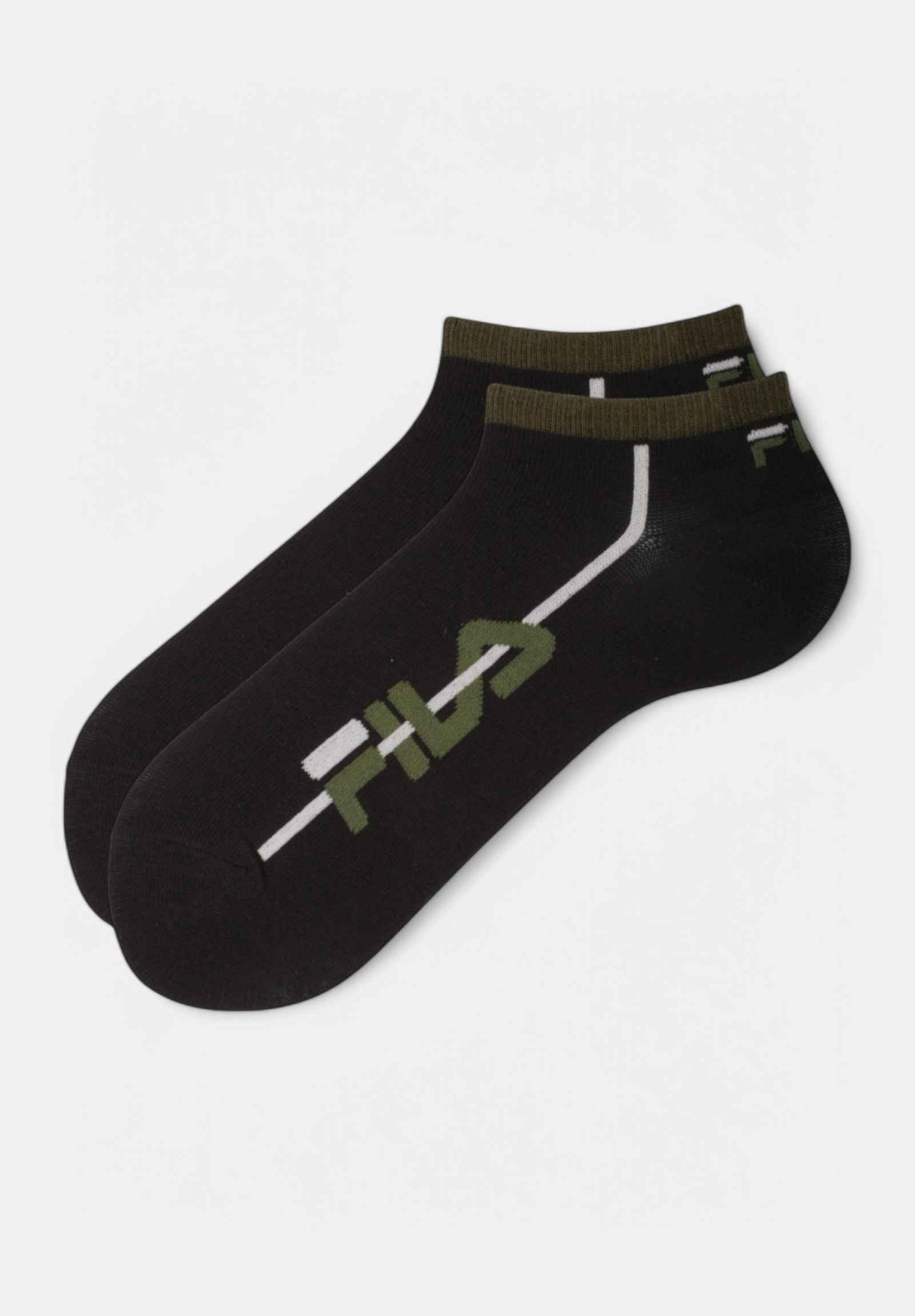 FILA Παιδικές Κάλτσες (3 Ζευγάρια) - Λευκό/Χακί/Μαύρο F1421-527-Πολύχρωμο φωτογραφία