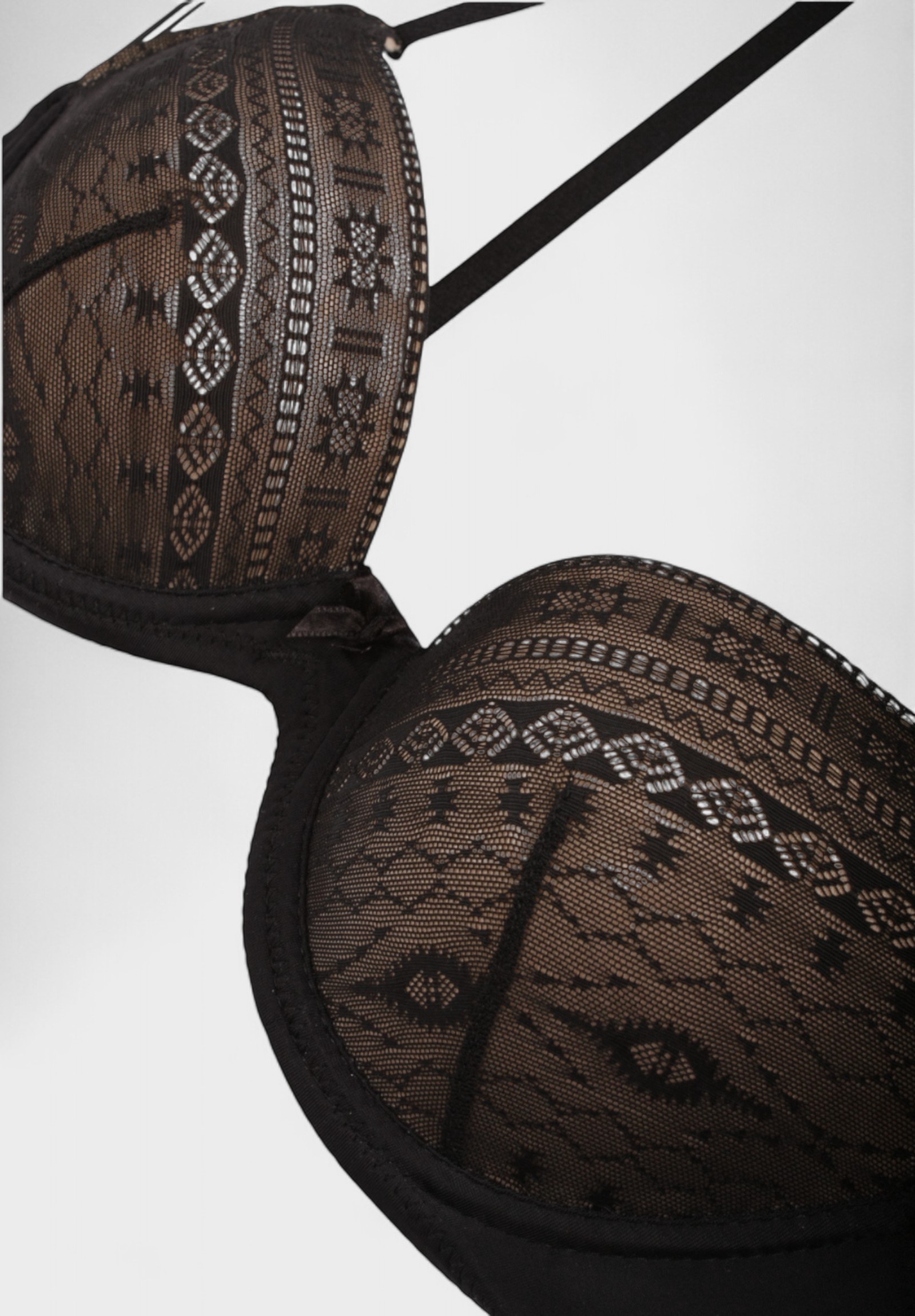 Σετ Σουτιέν Norddiva Soft Push Up με Brazil εσώρουχο NRD8047-Μαύρο φωτογραφία